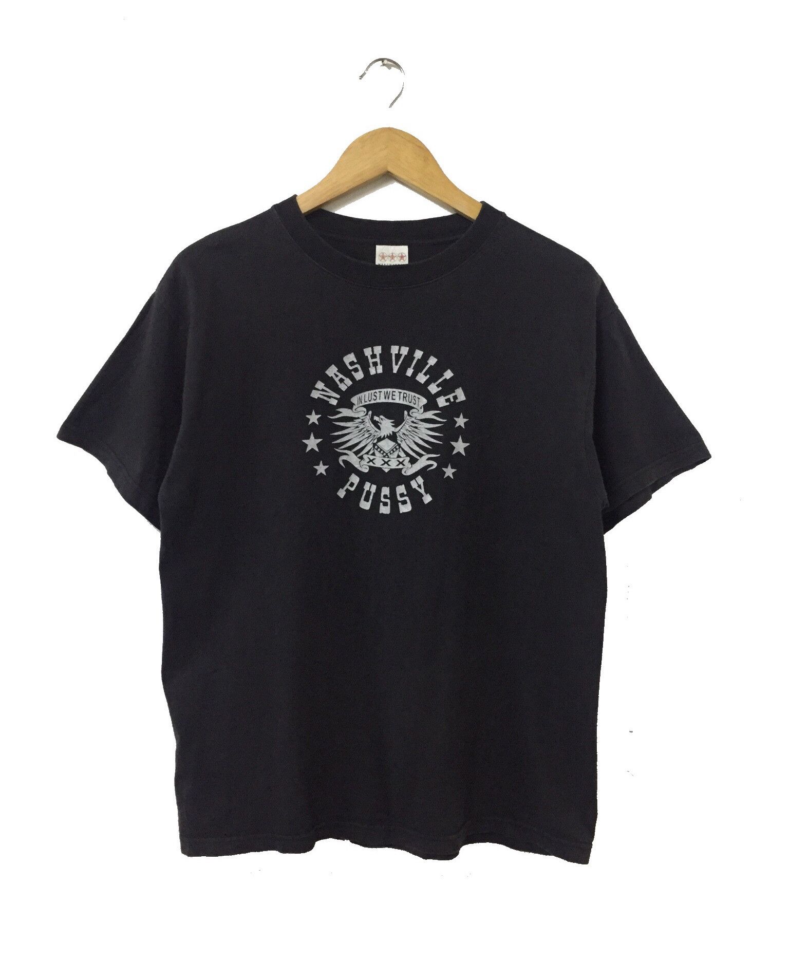Band Tees × Vintage VINTAGE NASHVILLE PUSSY AMERICAN ROCK BAND TSHIRT Size US M / EU 48-50 / 2 - 1 Thumbnail