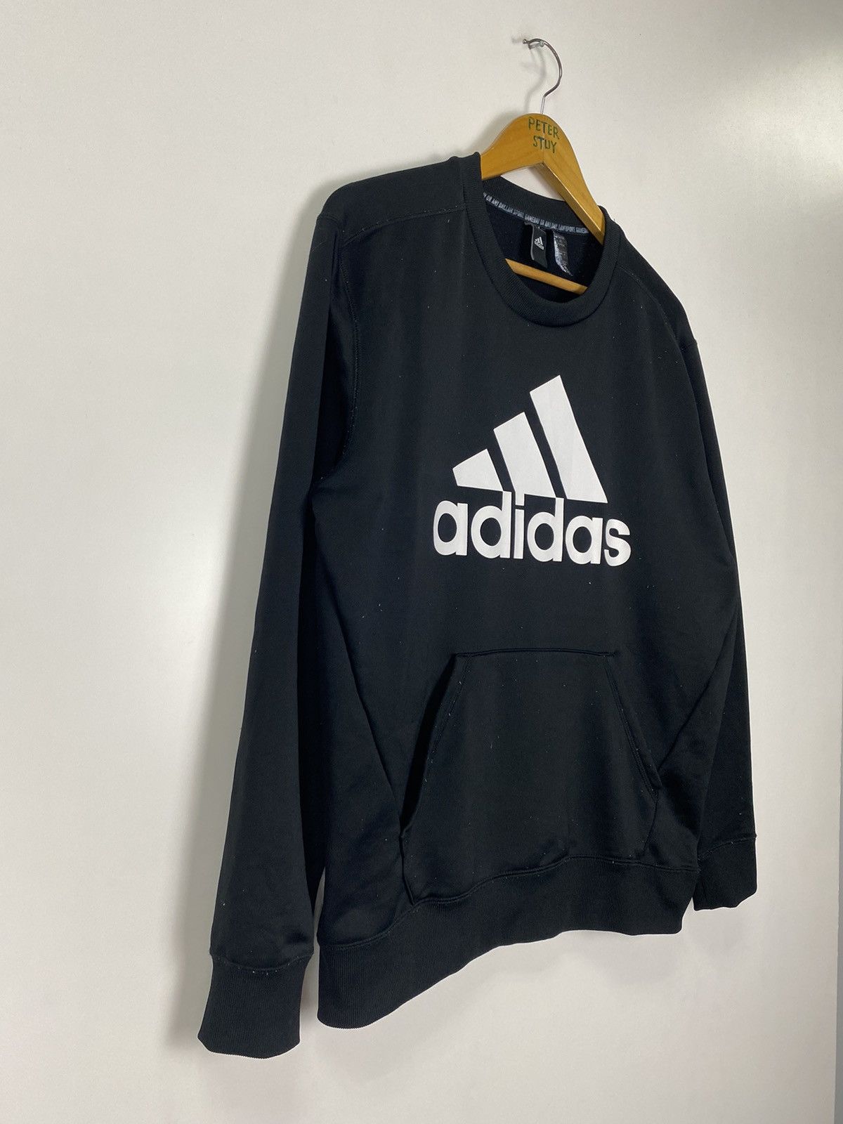 Adidas × Vintage Adidas big logo sweatshirt Size US L / EU 52-54 / 3 - 5 Thumbnail