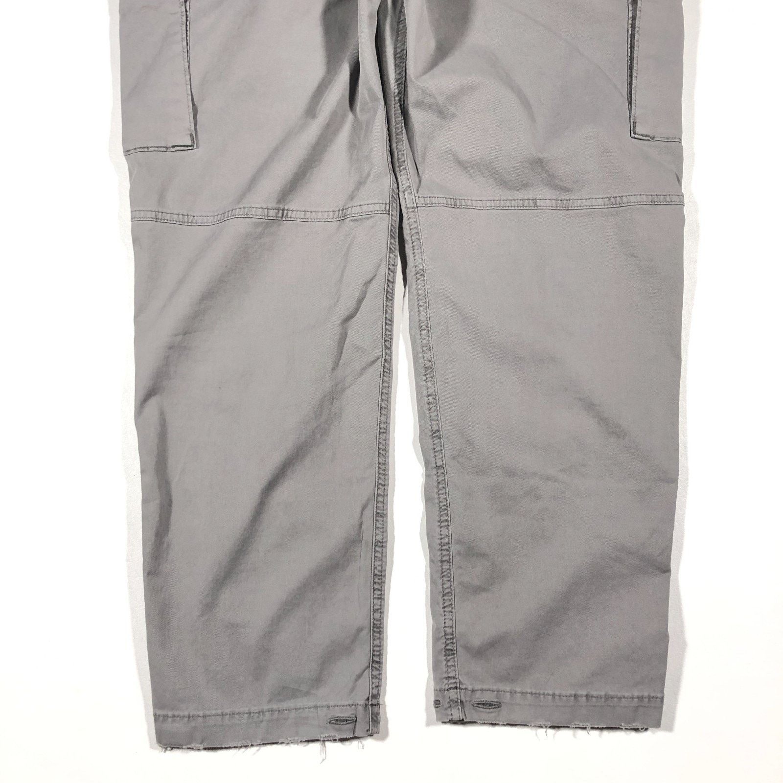American Eagle Outfitters American Eagle Slim Lived In Cargo Utility Pants Light Grey Size US 36 / EU 52 - 8 Thumbnail