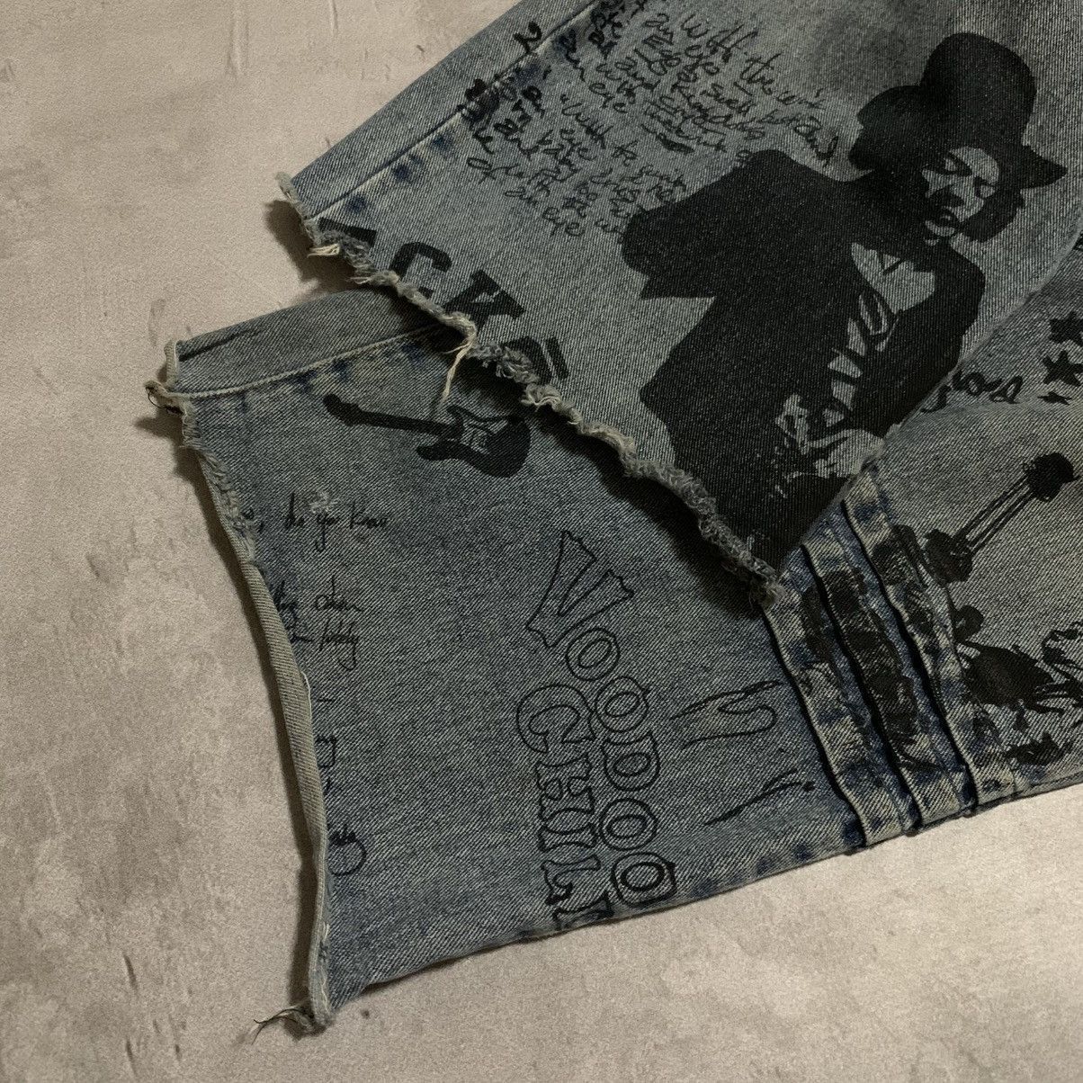 Ecko Unltd. Ecko Unltd. x Jimi Hendrix Carpenter Denim Baggy Jeans Size US 38 / EU 54 - 11 Thumbnail
