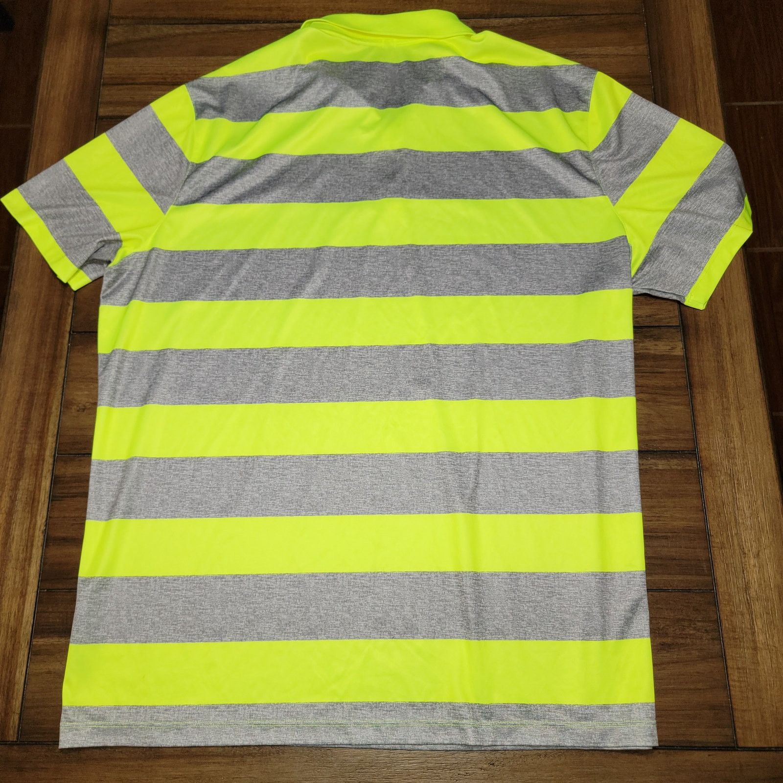 Nike Nike Standard Fit Neon Yellow & Grey Golf Polo - Size XXL Size US XXL / EU 58 / 5 - 3 Thumbnail