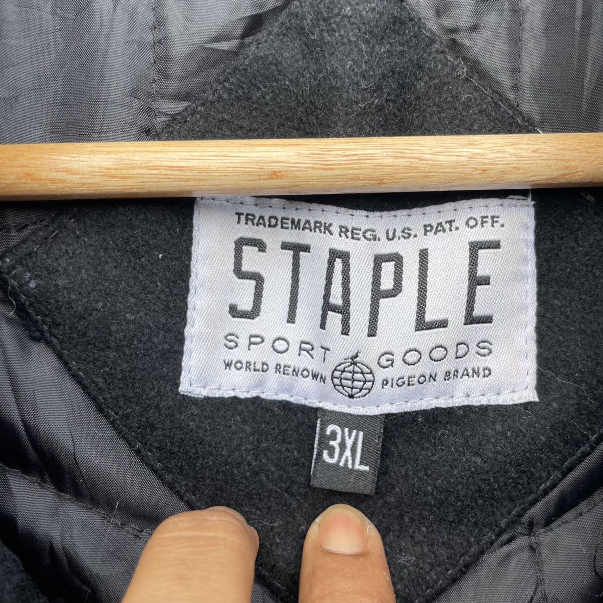 Staple 💥 Staple World Renowned Pigeon Brand Bomber Varsity Jacket Size US XL / EU 56 / 4 - 10 Thumbnail