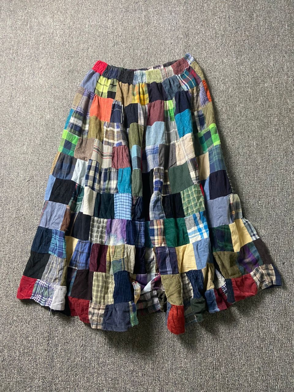 Kapital Unbranded Bohemian Style Patchwork Flare Skirt (183) Size 27" / US 4 / IT 40 - 1 Thumbnail