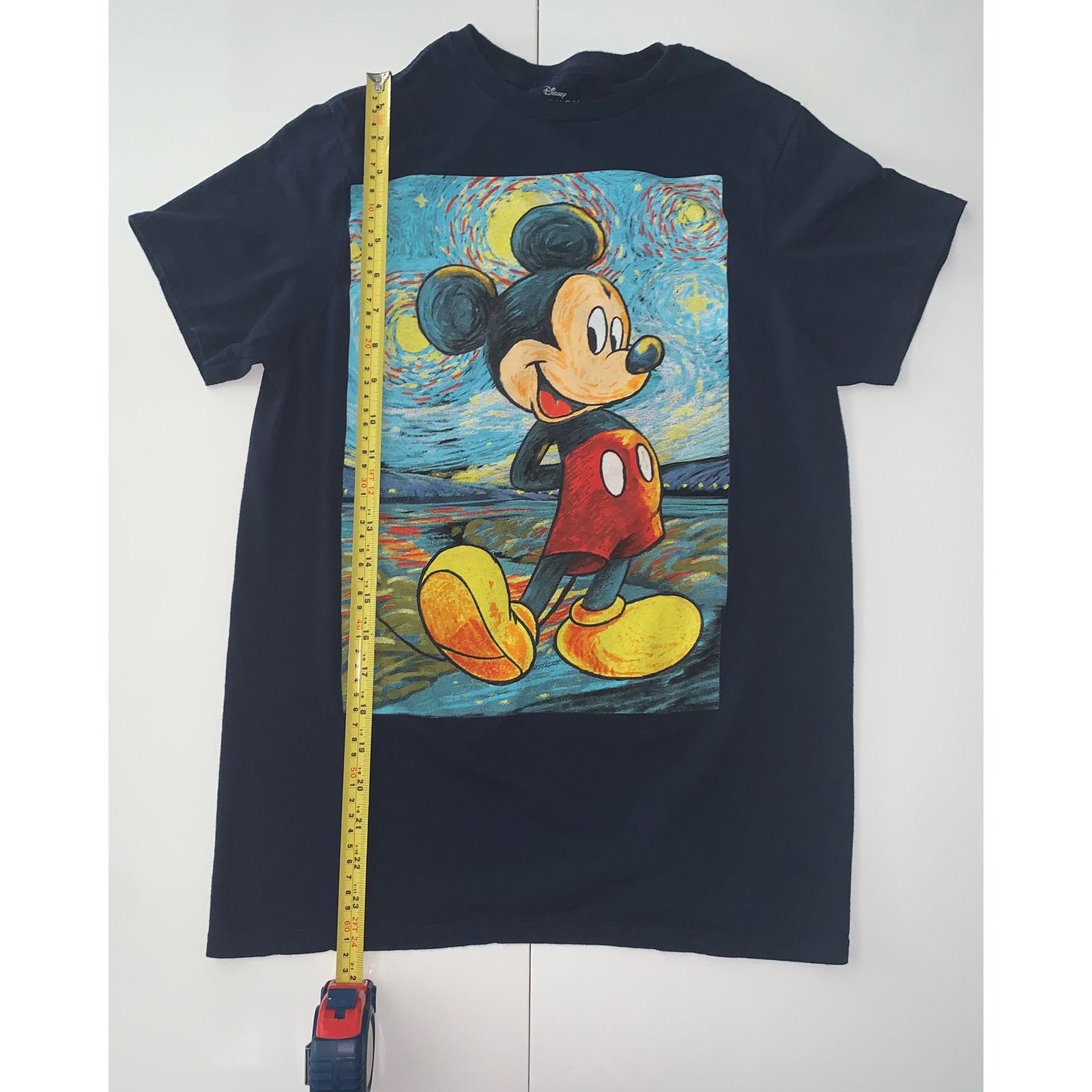 Disney Disney Mickey Mouse Van Gogh Starry Night Navy Blue T-Shirt Size US S / EU 44-46 / 1 - 9 Thumbnail