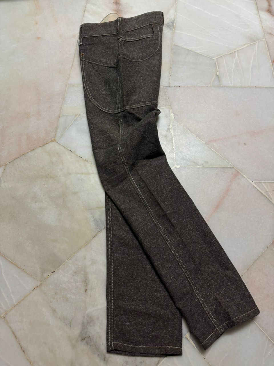 Beauty Beast 💥Sick💥Rare 90s Et NippoN Big Pocket Wool Brown Pants Japan Size US 27 - 14 Thumbnail