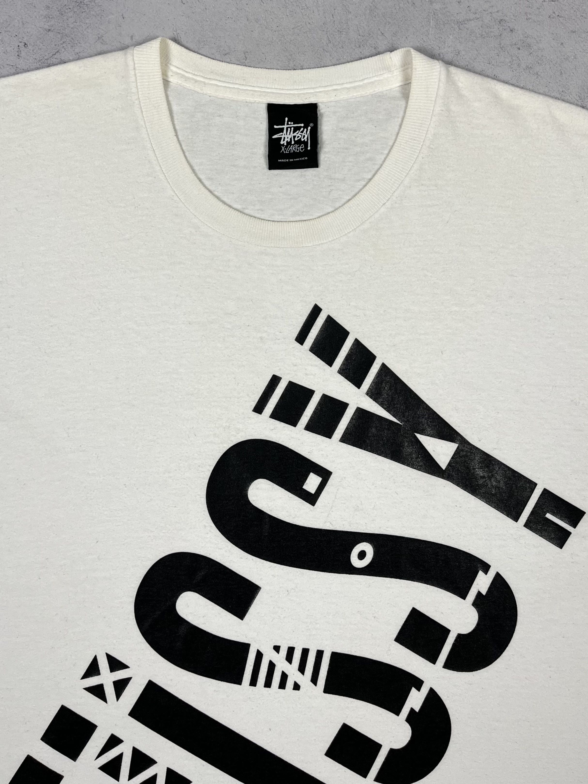 Stussy Vintage Stussy Rare Y2K Big Logo T Shirt 90’s Size US XL / EU 56 / 4 - 7 Thumbnail
