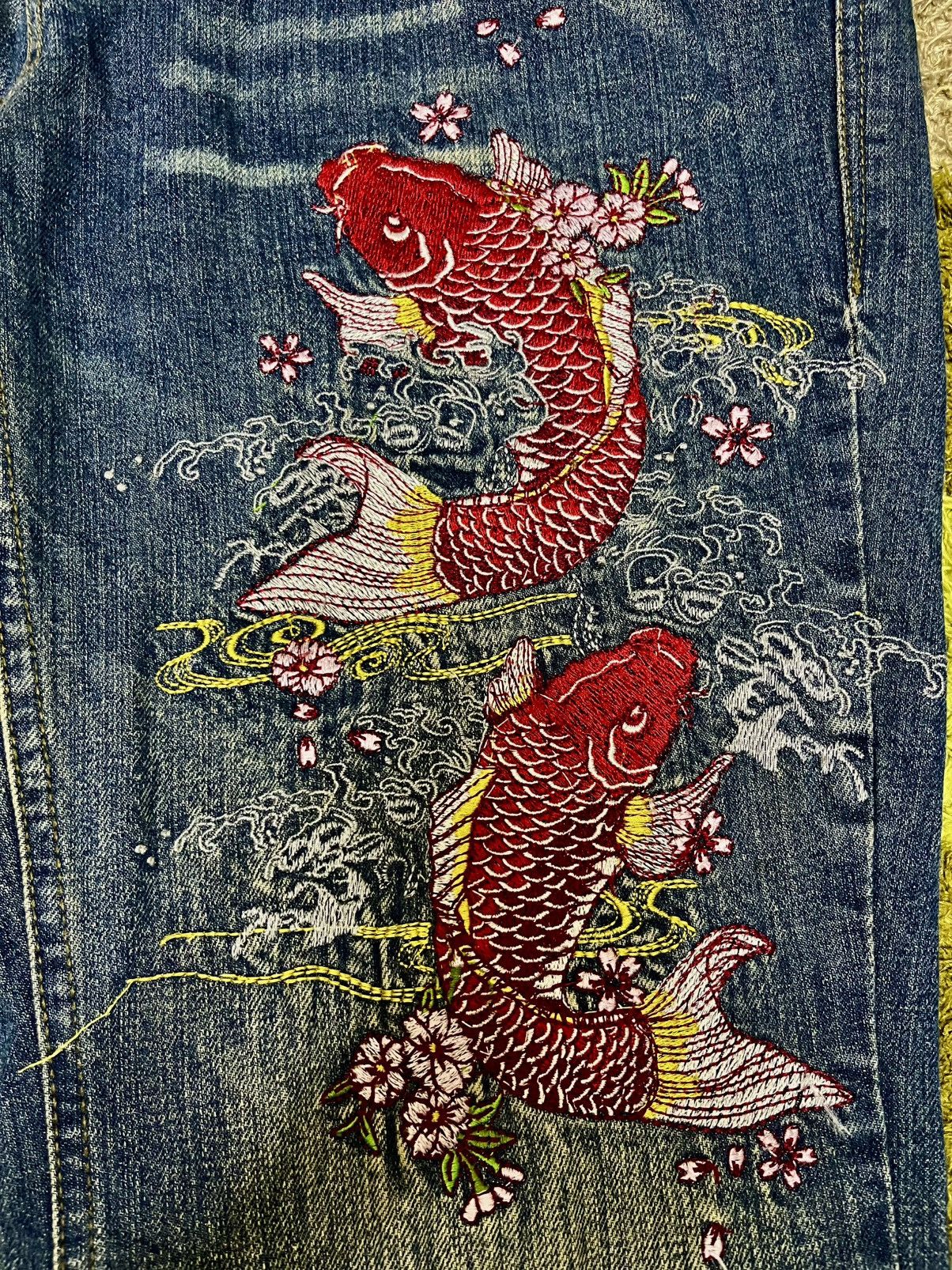 Japanese Brand Seku by Zeky Sogui Sukajan Jeans Pants Size US 34 / EU 50 - 5 Thumbnail