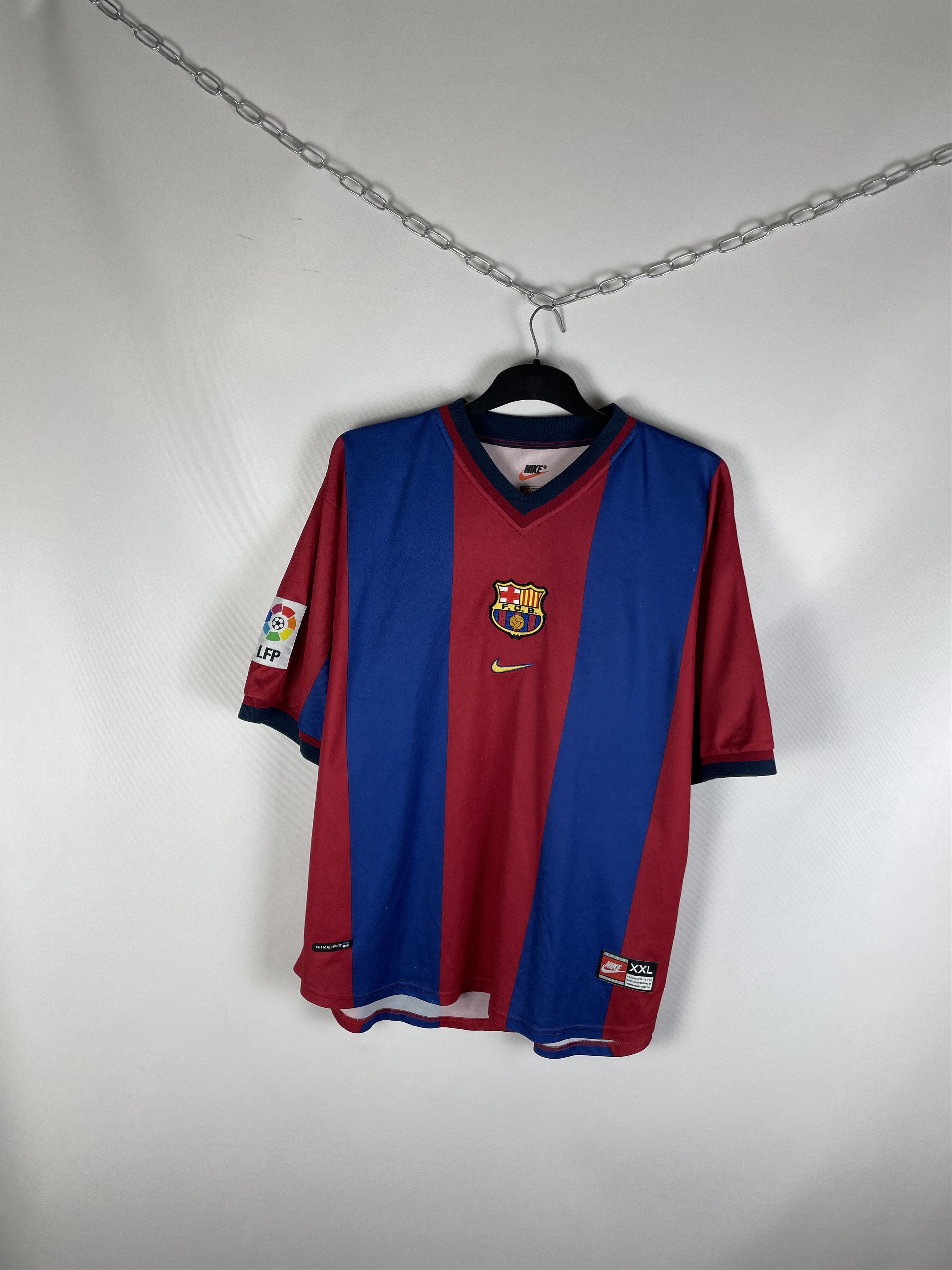 Nike Vintage Nike FC Barcelona T-shirt soccer jersey Size US XXL / EU 58 / 5 - 2 Thumbnail