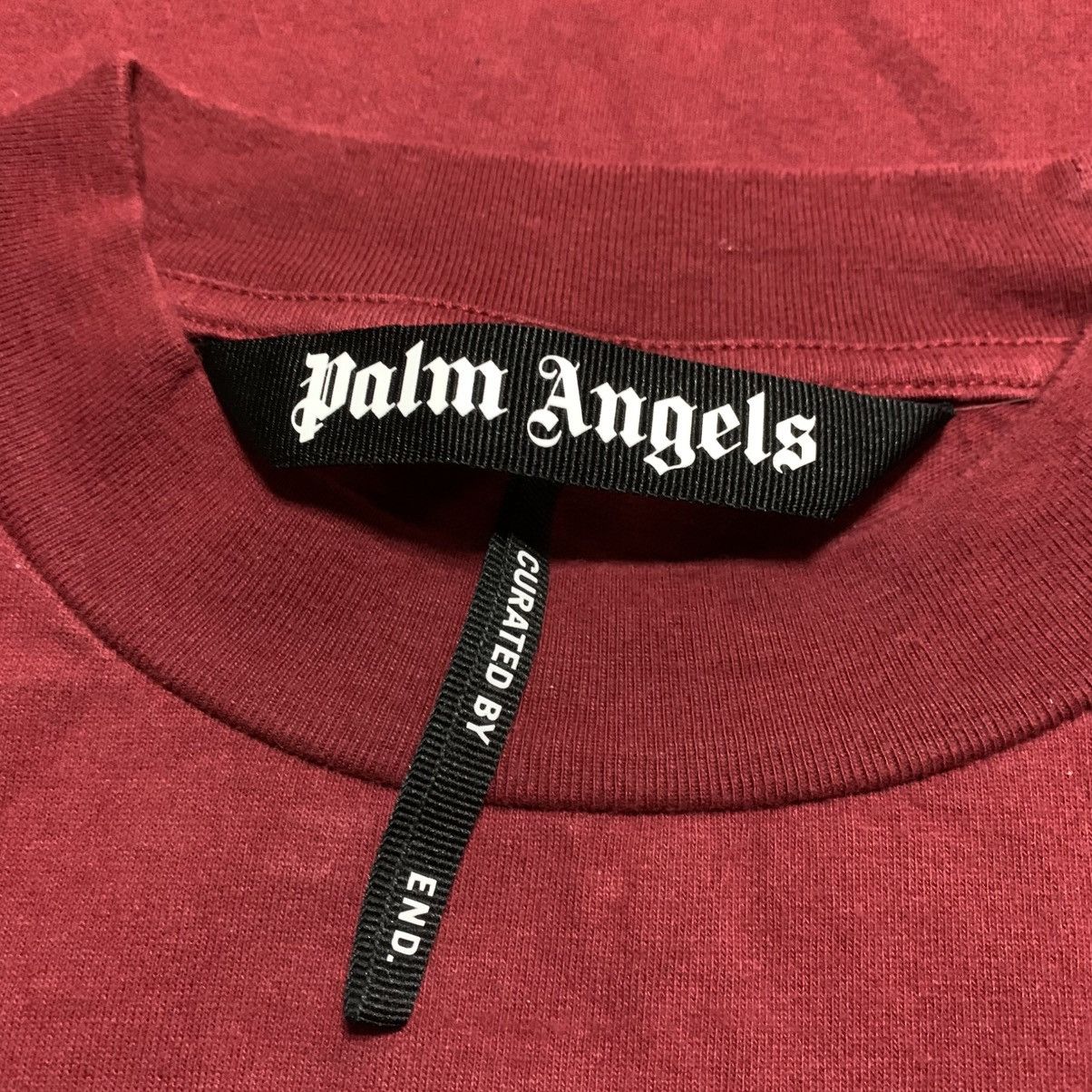 Palm Angels Palm Angels Medium Tee END Bear Rose Burgundy Red T-Shirt Size US M / EU 48-50 / 2 - 6 Thumbnail