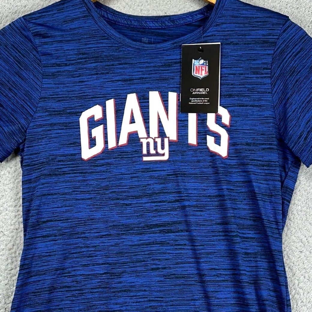Nike VINTAGE New York Giants T-Shirt Womens Small Blue Dri-Fit Short Sleeve Tee NFL Nike NEW Size S / US 4 / IT 40 - 2 Thumbnail
