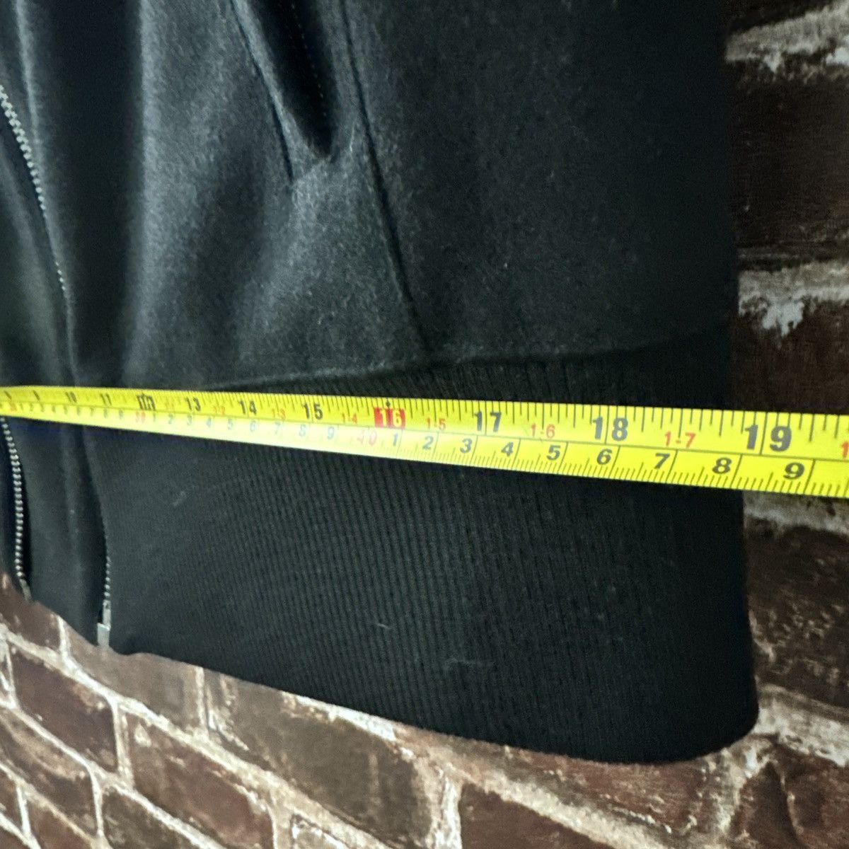 Neil Barrett Slim Fit Neil Barrett Pure Wool Black Gray Bomber Jacket Size US M / EU 48-50 / 2 - 13 Thumbnail