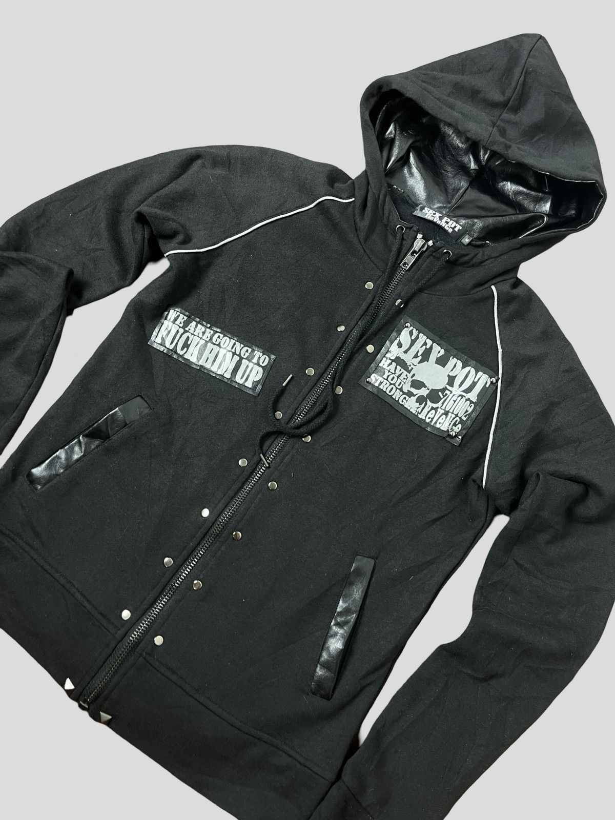 If Six Was Nine × Japanese Brand × Seditionaries 🔥 Rare Sex Pot Revenge Hoodie Seditionaries Punk Jacket Size US M / EU 48-50 / 2 - 2 Thumbnail
