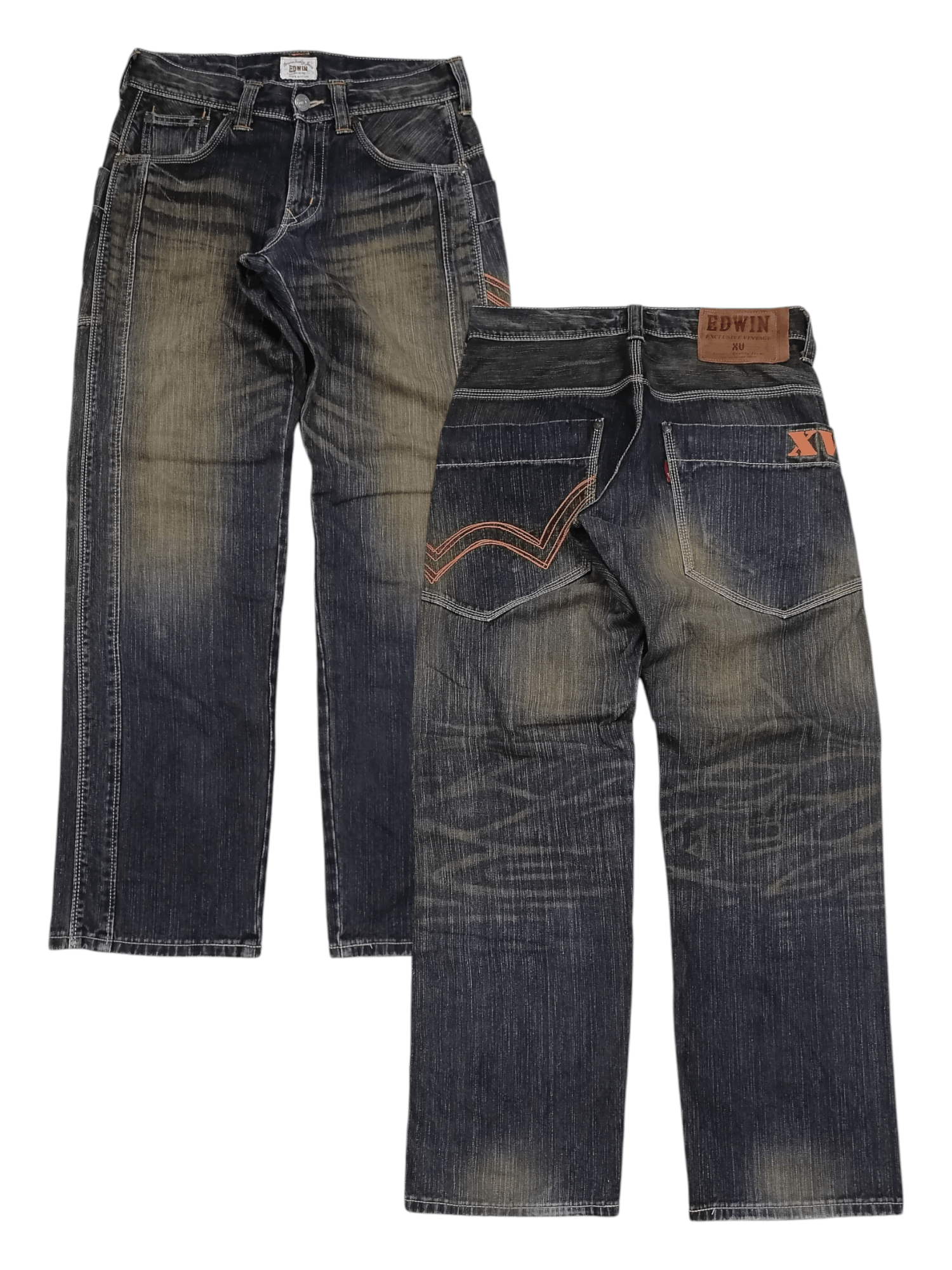 Japanese Brand Edwin Exclusive Vintage Rusty Baggy Denim Pants Size US 31 - 1 Thumbnail