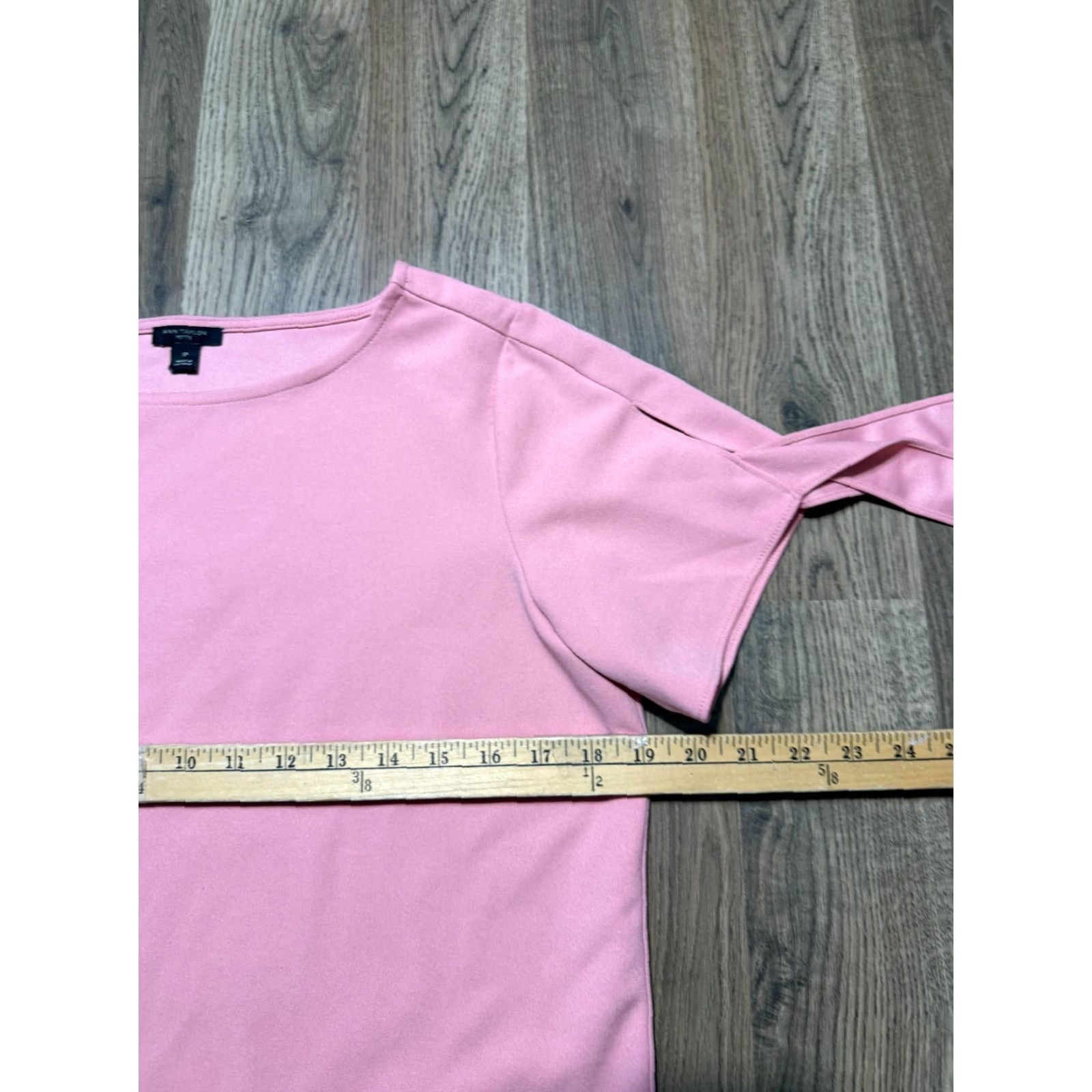 Ann Taylor Ann Taylor Blouse Women's Small Petite Pink Ties on Sleeves Size S / US 4 / IT 40 - 6 Thumbnail