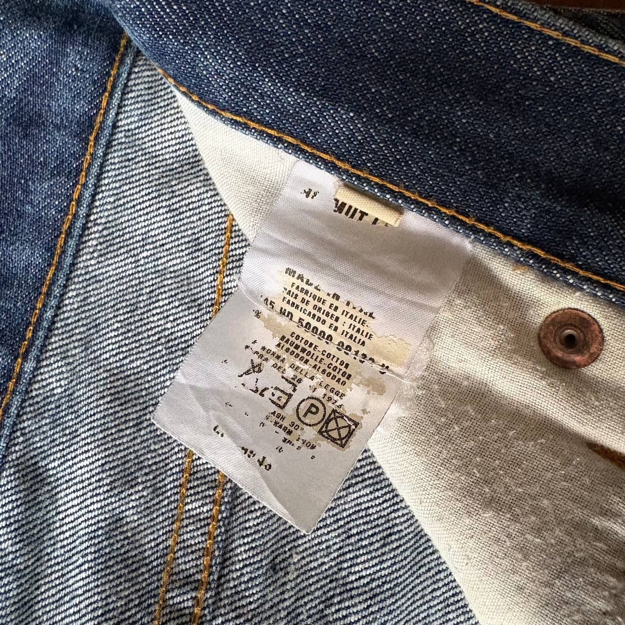Helmut Lang Vintage Helmut Lang 1998 Classic Raw Denim Button Fly Jeans Size US 30 / EU 46 - 13 Thumbnail
