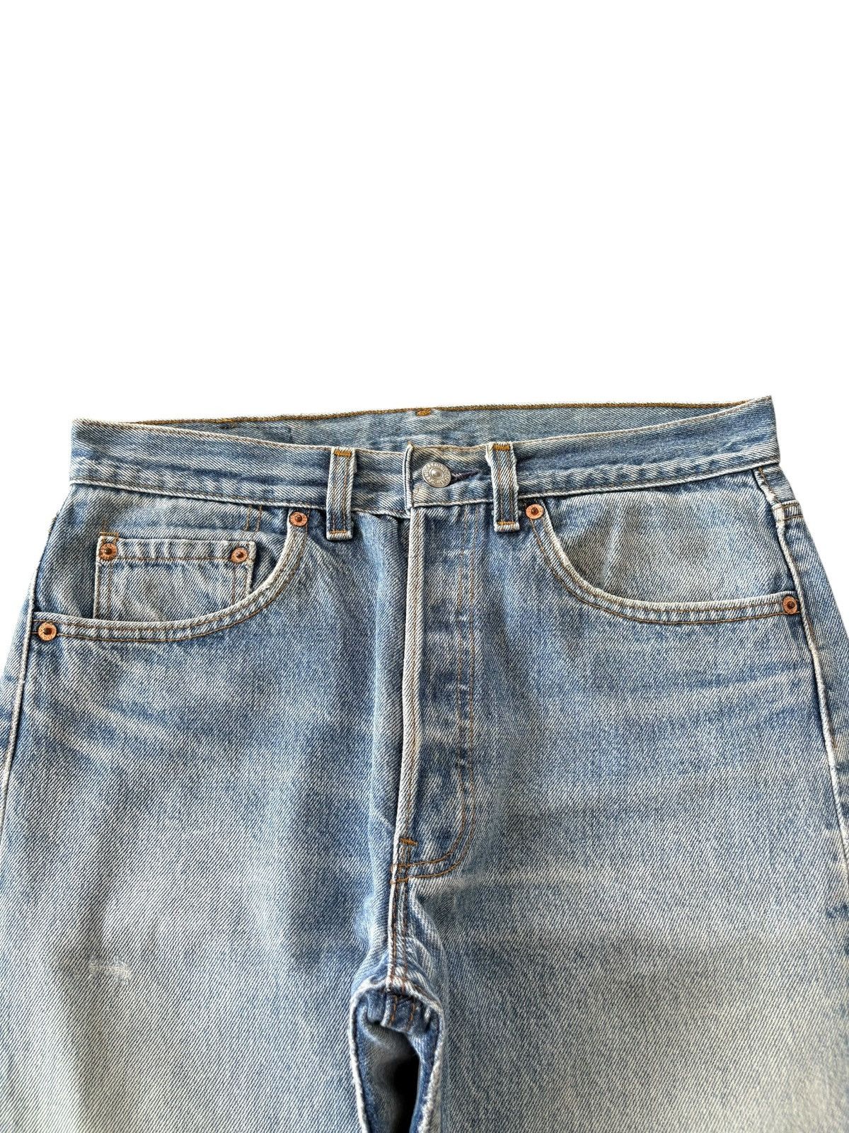 Levi's Vintage 90s Levis 501 Stonewashed Jeans Size US 31 - 3 Thumbnail