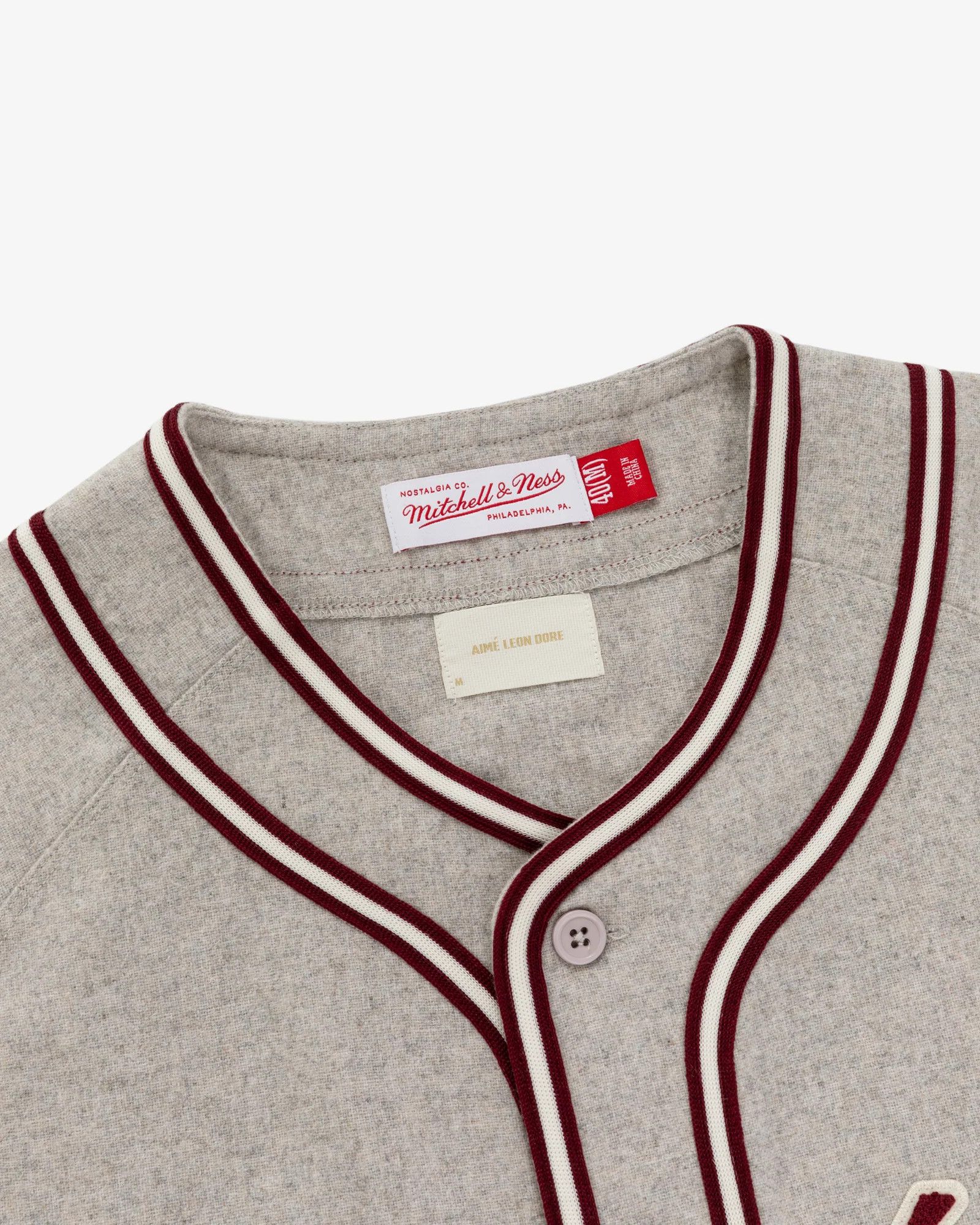 Aime Leon Dore × Mitchell & Ness ALD / Mitchell & Ness Team Baseball Jersey Size US M / EU 48-50 / 2 - 2 Thumbnail