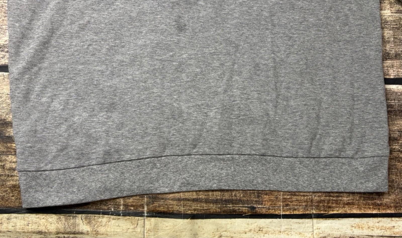 Theory Theory Sweater Mens 2XL Long Sleeve Cotton Stretch Gray Size US XXL / EU 58 / 5 - 5 Thumbnail