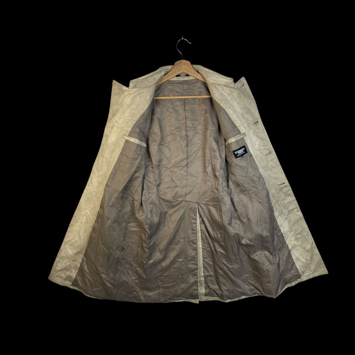Tornado Mart 🇯🇵 TORNADO MART MOLESKIN BELTED TRENCH COAT Size US M / EU 48-50 / 2 - 8 Thumbnail