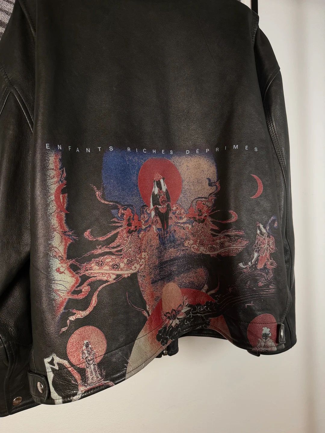 Enfants Riches Deprimes 🚭 GRAIL 🚭 AW 2022 "HIMALAYAN JUNKIE" LEATHER JACKET Size US XL / EU 56 / 4 - 5 Thumbnail