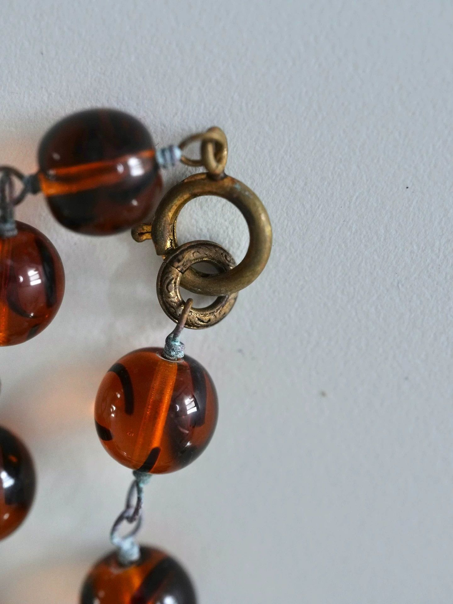 Chanel Chanel 1985 Vtg Goossens Amber Red-Green Glass Pendant Size ONE SIZE - 7 Thumbnail