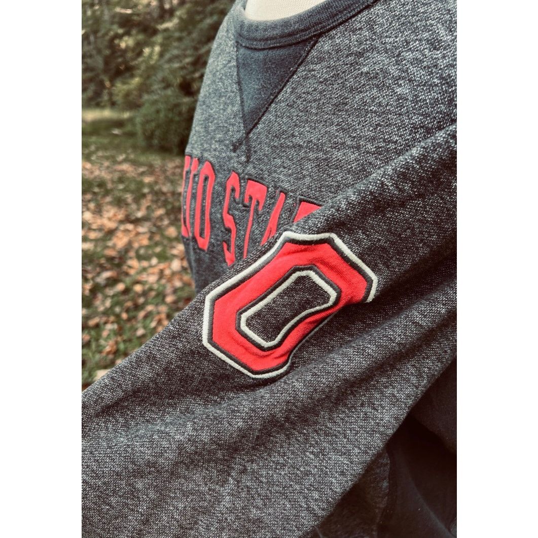 Colosseum Athletics Womens L Embroidered Gray OSU Ohio State Buckeyes Sweatshirt Size L / US 10 / IT 46 - 7 Thumbnail