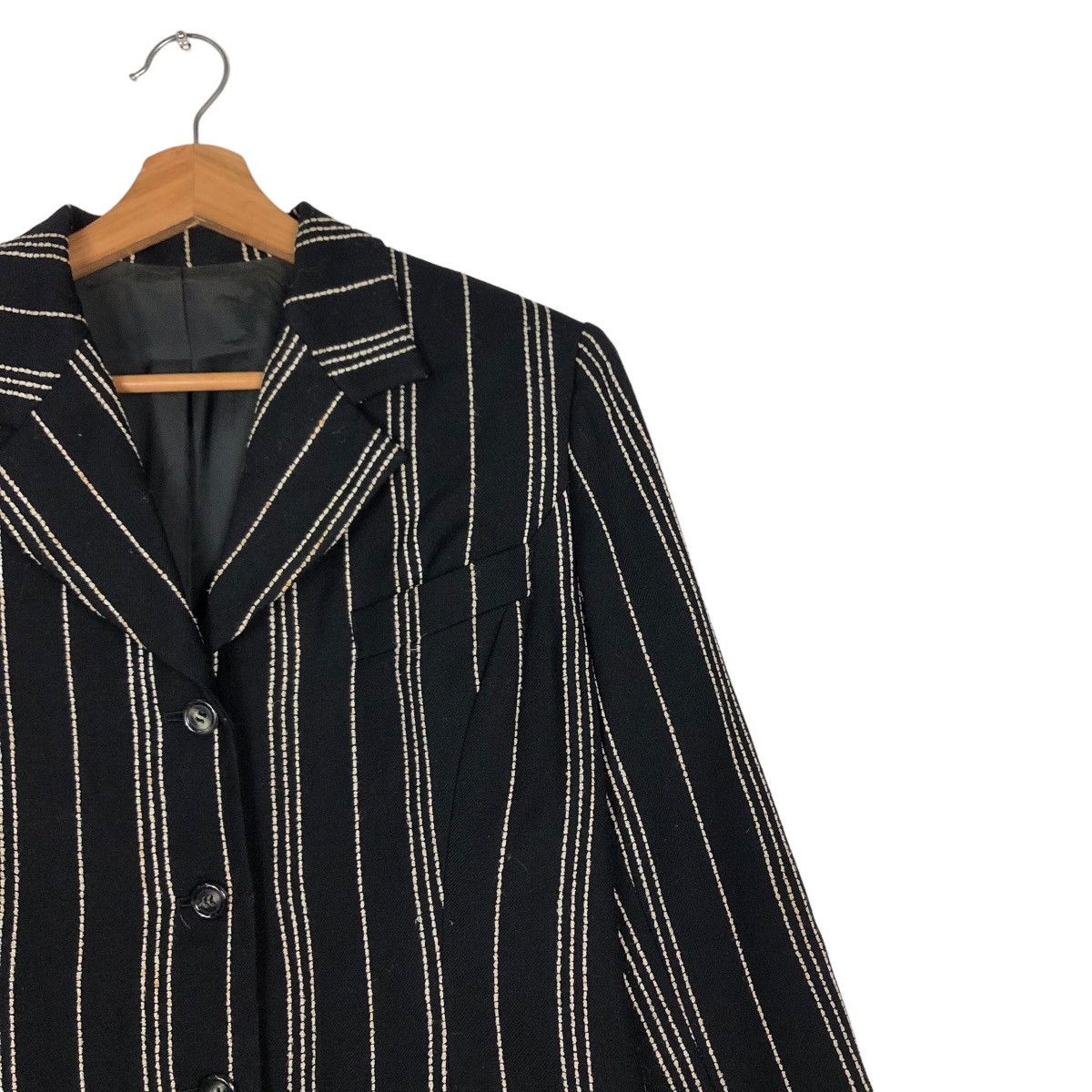 Issey Miyake 🔥Vintage Striped Coats Jacket Zome Issey Miyake Japan Size US M / EU 48-50 / 2 - 6 Thumbnail