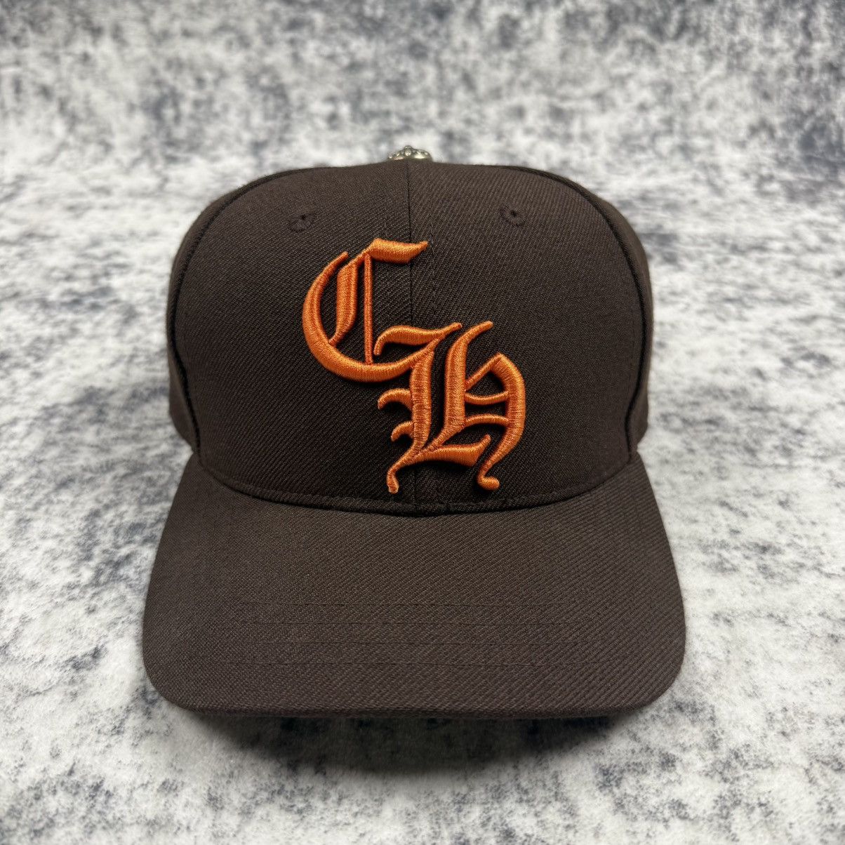 Chrome Hearts CH Logo ‘Brown’ Baseball Cap