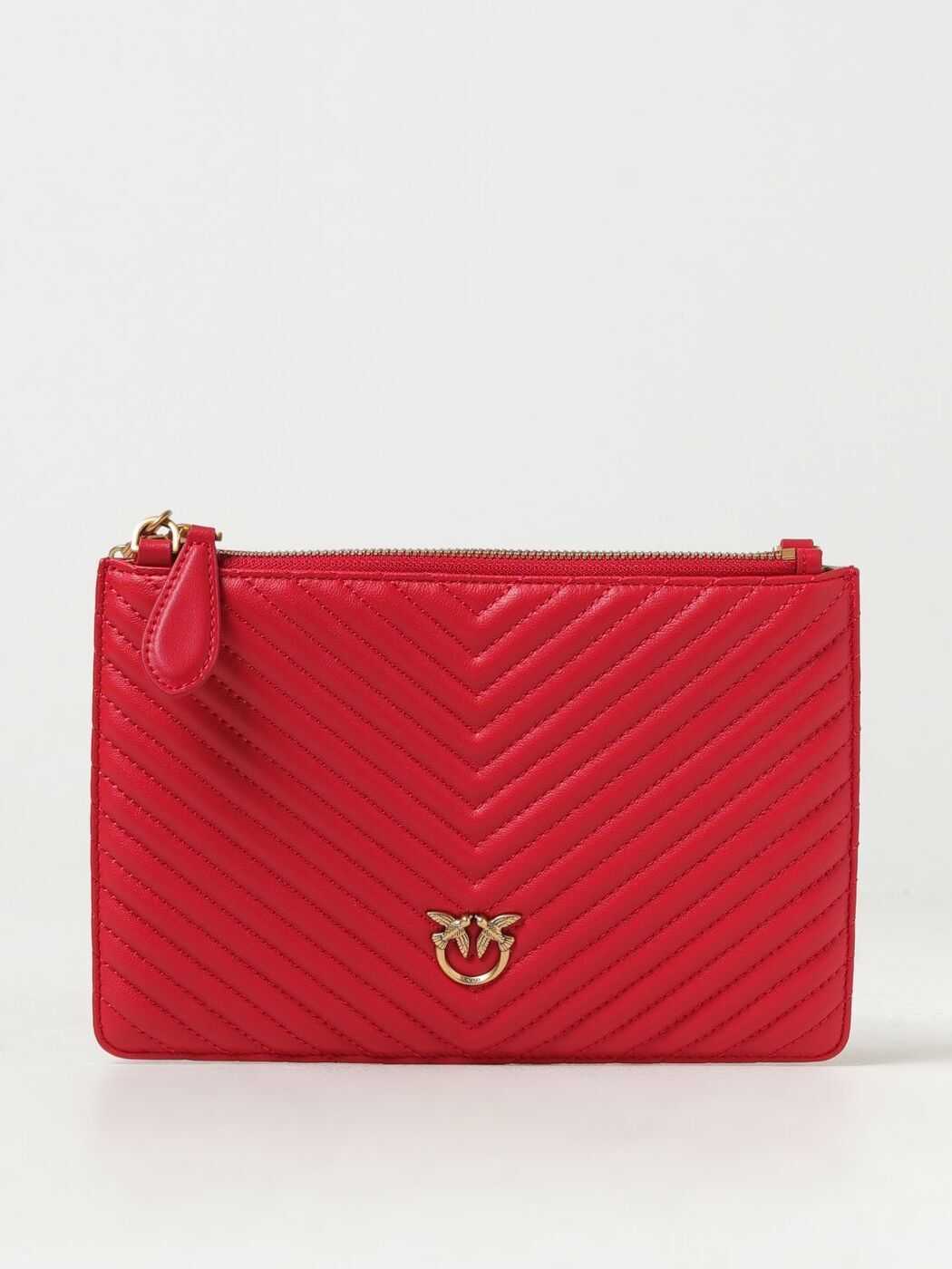 Pinko o1s22i1n0824 Size: OS / Classic Flat Crossbody Bag in Red Size ONE SIZE - 1 Thumbnail