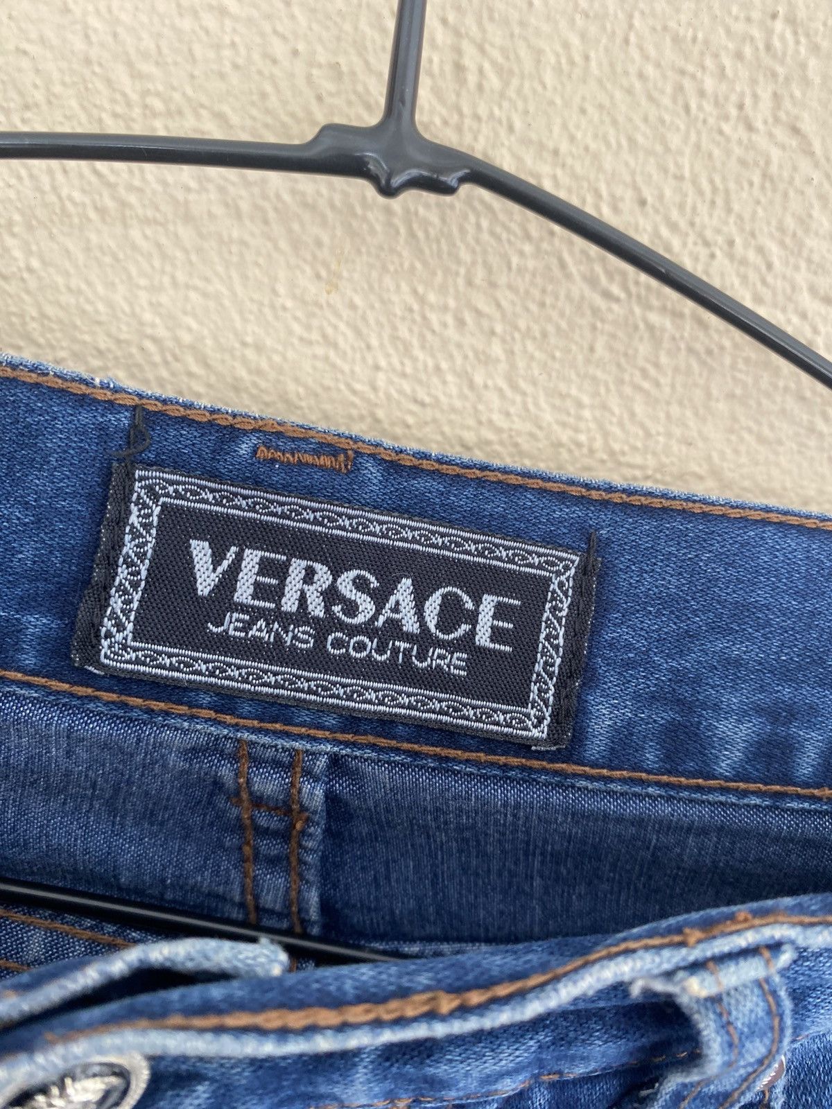 Versace Versace Medusa Spellout 90s Denim Size US 29 - 9 Thumbnail