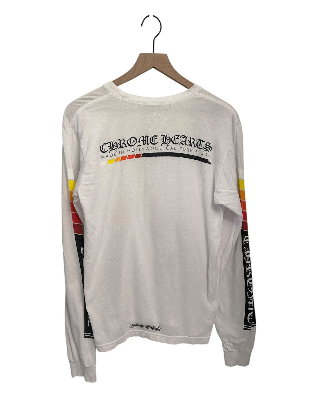Chrome Hearts Chrome Hearts Hollywood Boost Long Sleeve white t-shirt M Size US M / EU 48-50 / 2 - 2 Thumbnail