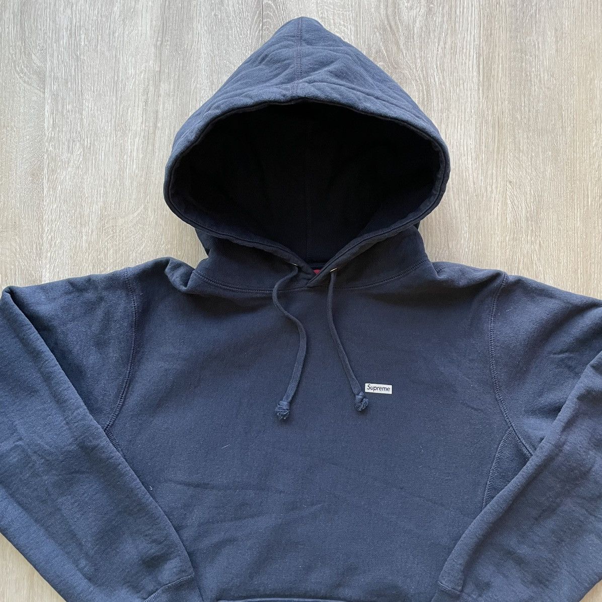 Vintage Supreme 2016 3M Reflective Small Box Logo Navy Size US M / EU 48-50 / 2 - 2 Thumbnail