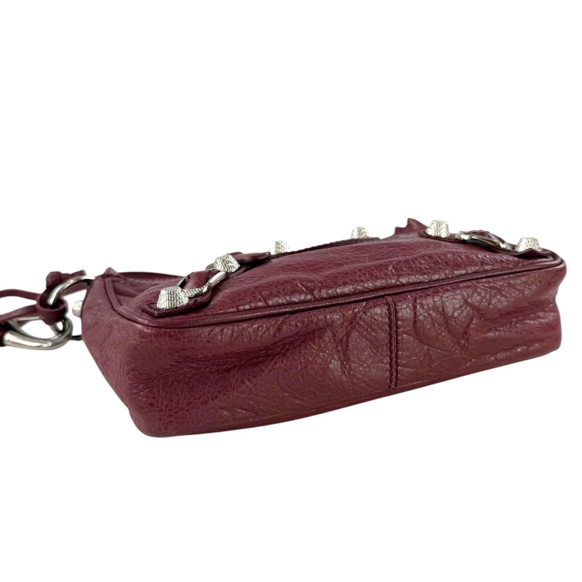 Balenciaga Balenciaga Leather Motocross Hip Giant Studded Shoulder Bag Size ONE SIZE - 10 Thumbnail