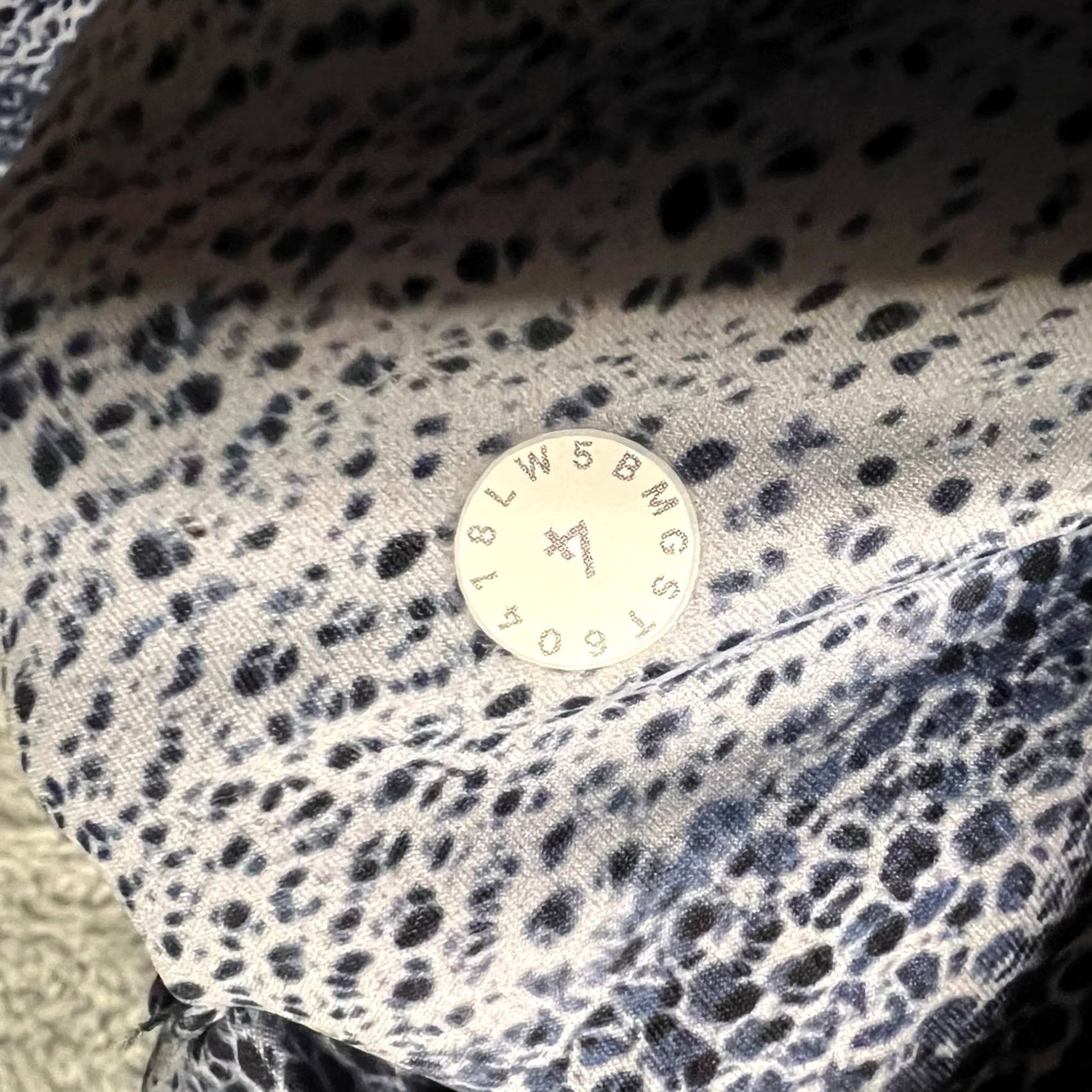 Lululemon Lululemon Leggings Pants Womens 4 Fast & Free Full Length Blue Patterned Leggings Womens Size 4 Regular Ankle Blue Size 27" / US 4 / IT 40 - 5 Thumbnail