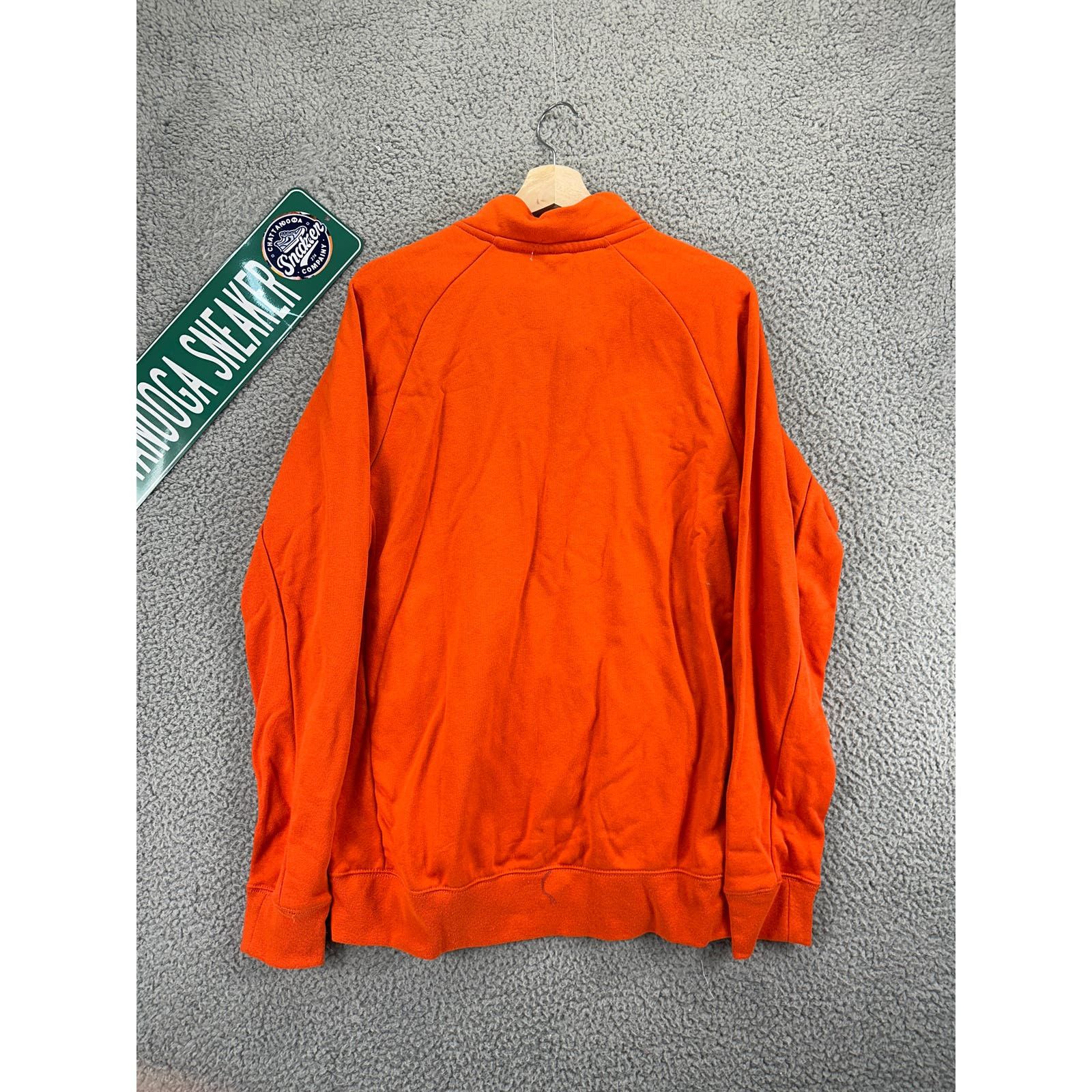 Nike Nike 1/4 Zip Clemson Tiger Sweatshirt Men Large Orange Retro Size US L / EU 52-54 / 3 - 7 Thumbnail