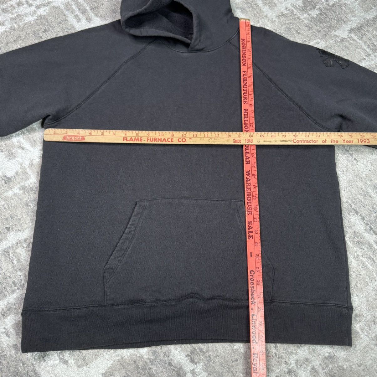 Chrome Hearts Paper jam leather triple cross pullover hoodie Size US XXL / EU 58 / 5 - 11 Thumbnail