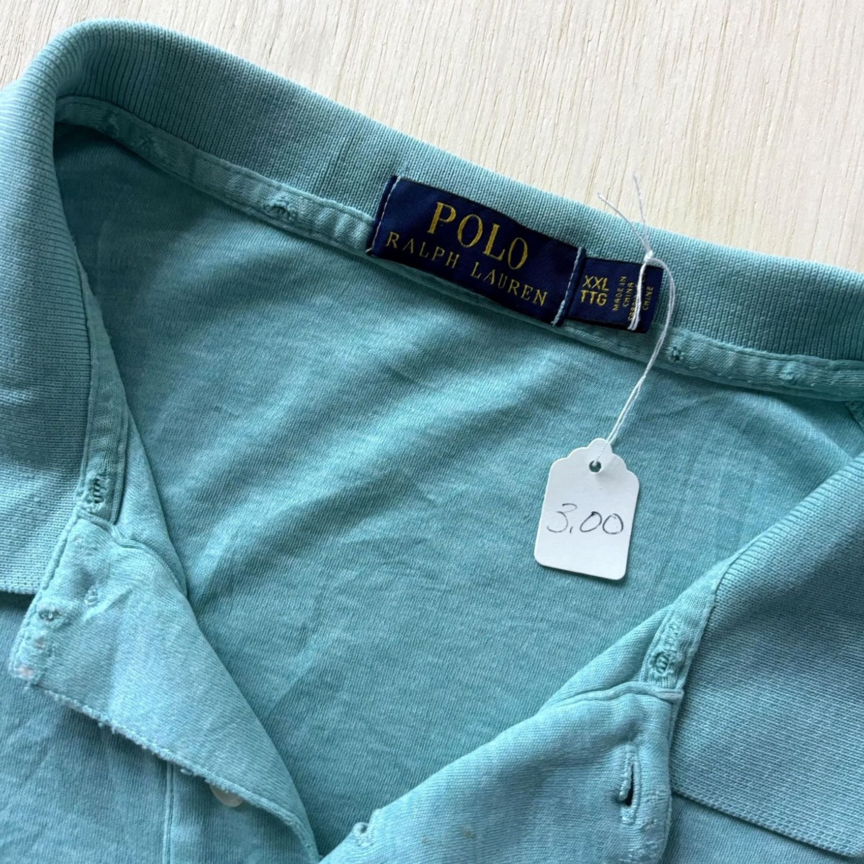 Polo Ralph Lauren Polo Ralph Lauren Polo Shirt Mens 2XL Light Blue 100% Cotton Short Sleeve Pony Logo Size US XXL / EU 58 / 5 - 4 Thumbnail