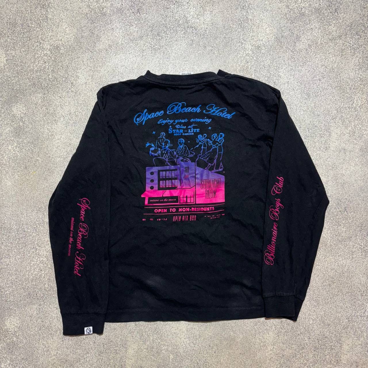 Billionaire Boys Club Billionaire Boys Club Space Beach Hotel Big Logo Longsleeve Size US S / EU 44-46 / 1 - 9 Thumbnail
