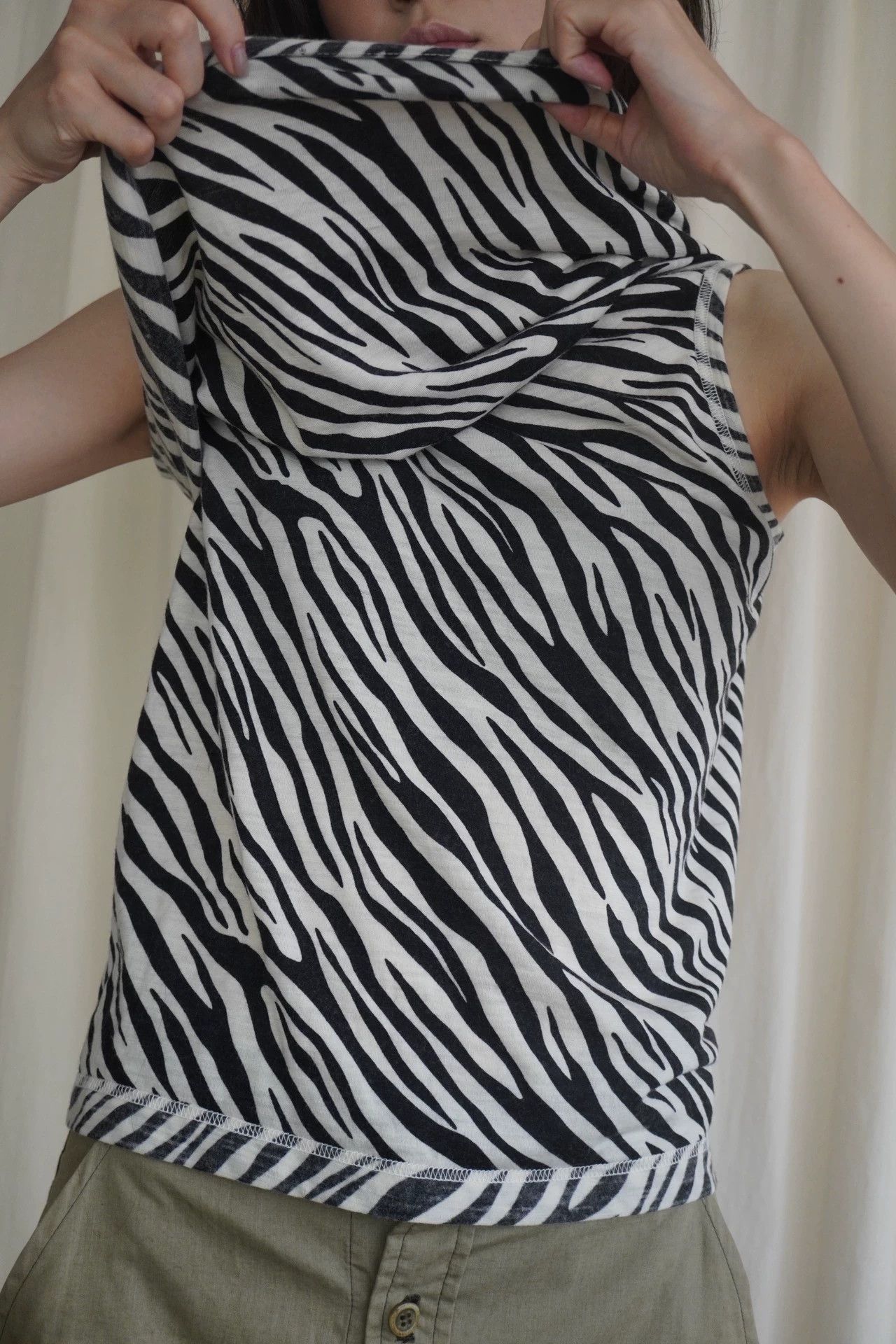 Junya Watanabe Junya Watanabe 2005 Asymmetric Two-Tone Zebra Top S Size S / US 4 / IT 40 - 9 Thumbnail