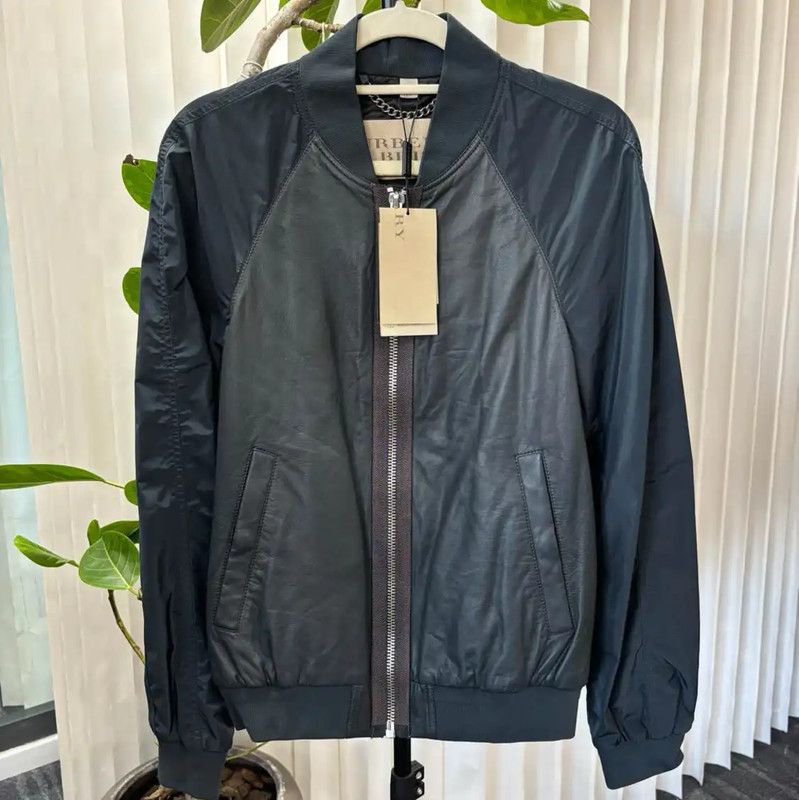 Burberry Burberry Men’s Navy Wool Bomber Jacket Size US S / EU 44-46 / 1 - 1 Thumbnail