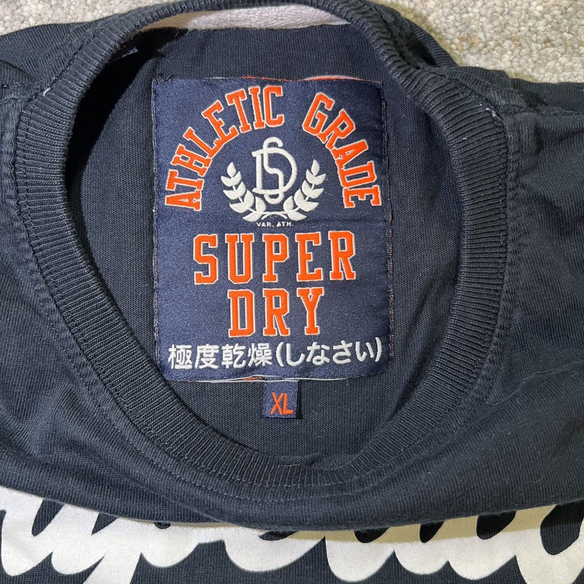 Superdry SUPERDRY Real Original Athletic Grade Navy Blue Tee Size US XL / EU 56 / 4 - 4 Thumbnail