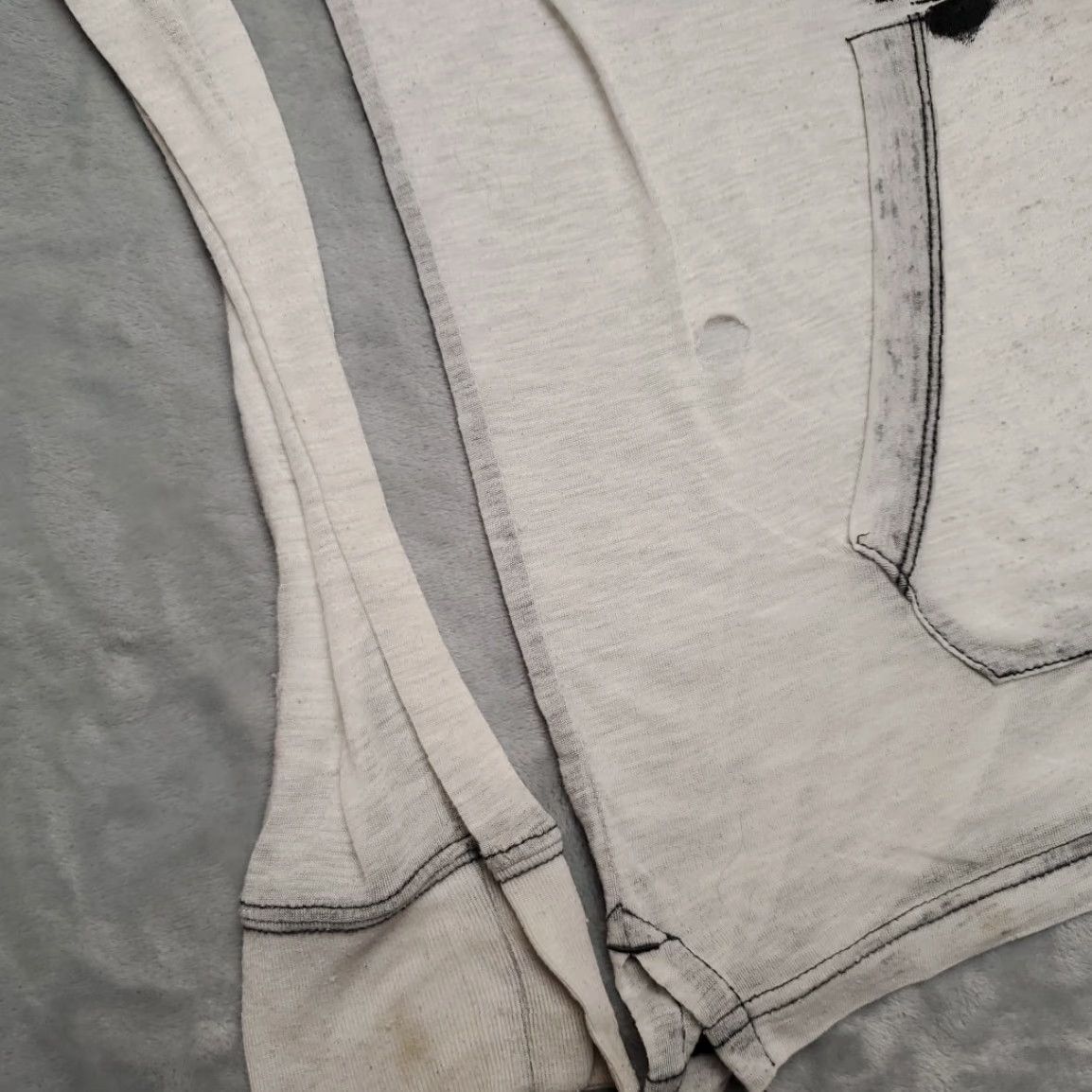 American Eagle Outfitters VINTAGE American Eagle Burnout Hoodie Shirt Mens M Gray Hooded Pullover Distressed Size US M / EU 48-50 / 2 - 3 Thumbnail
