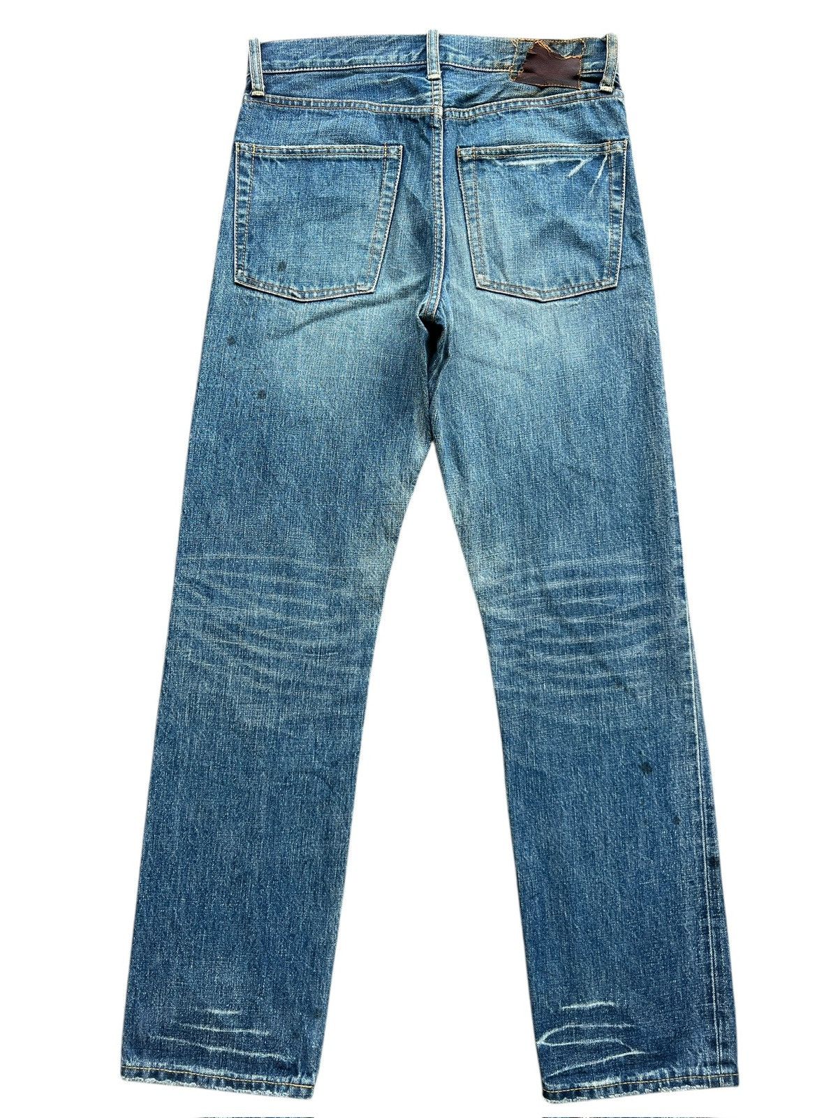 Vintage Vintage Japanese Selvedge Distressed Denim Jeans 30x30 Size US 30 / EU 46 - 3 Thumbnail