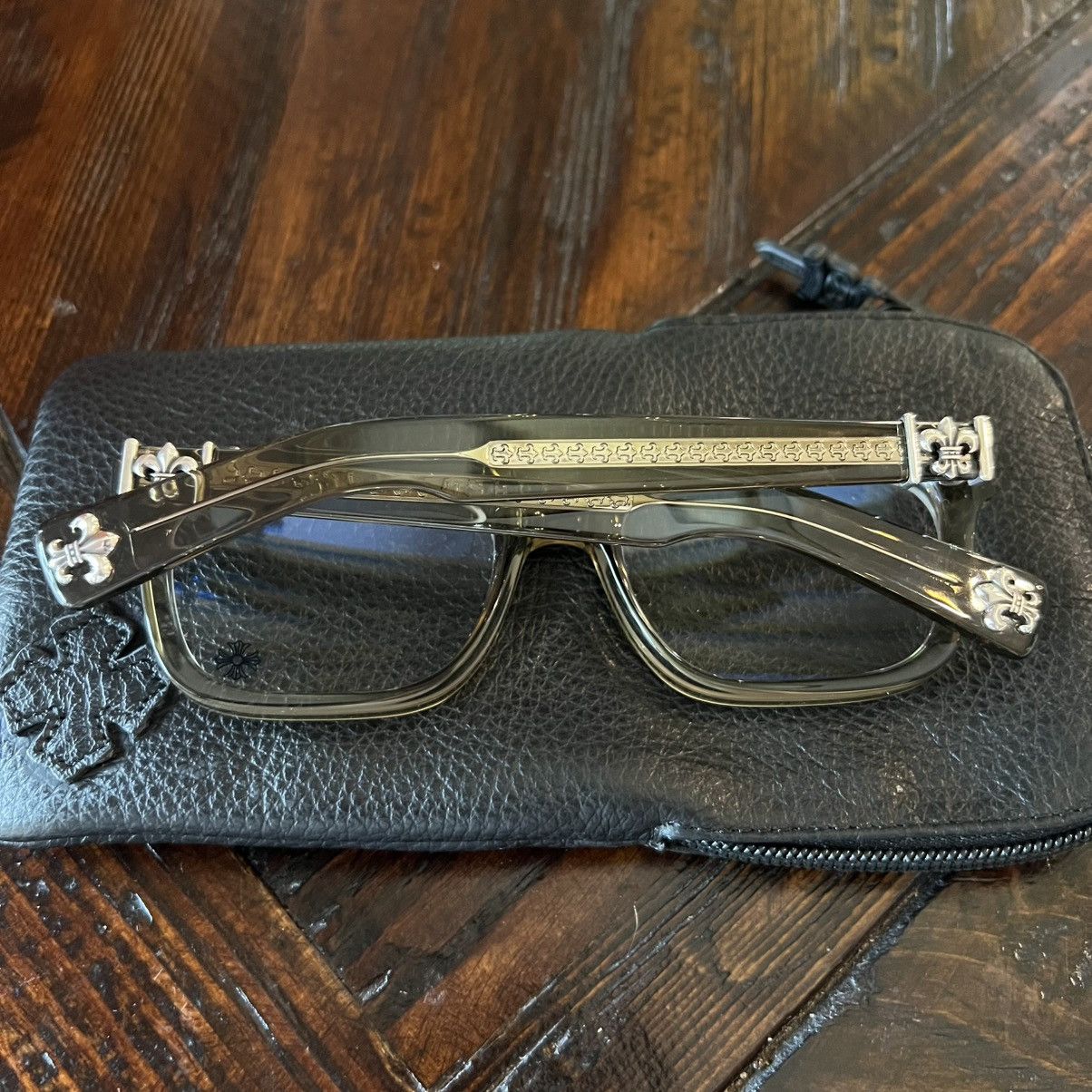 RARE CHROME HEARTS DEEP I BLACK GOLD FRAMES