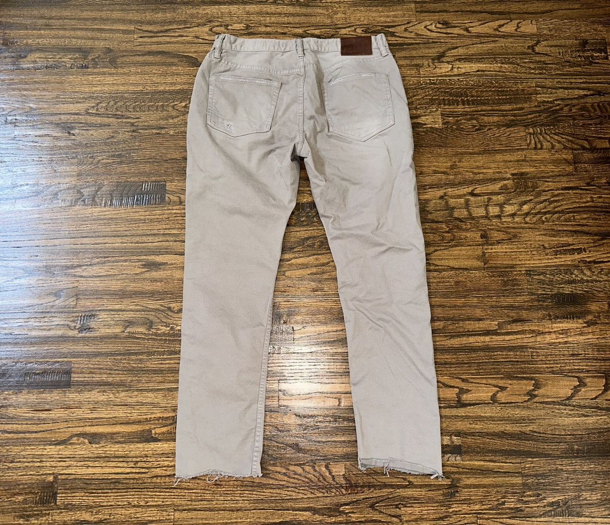 Allsaints ALL SAINTS Chino Pants Beige Gray “Rex” Twill 5 Pocket 32 Size US 32 / EU 48 - 2 Thumbnail