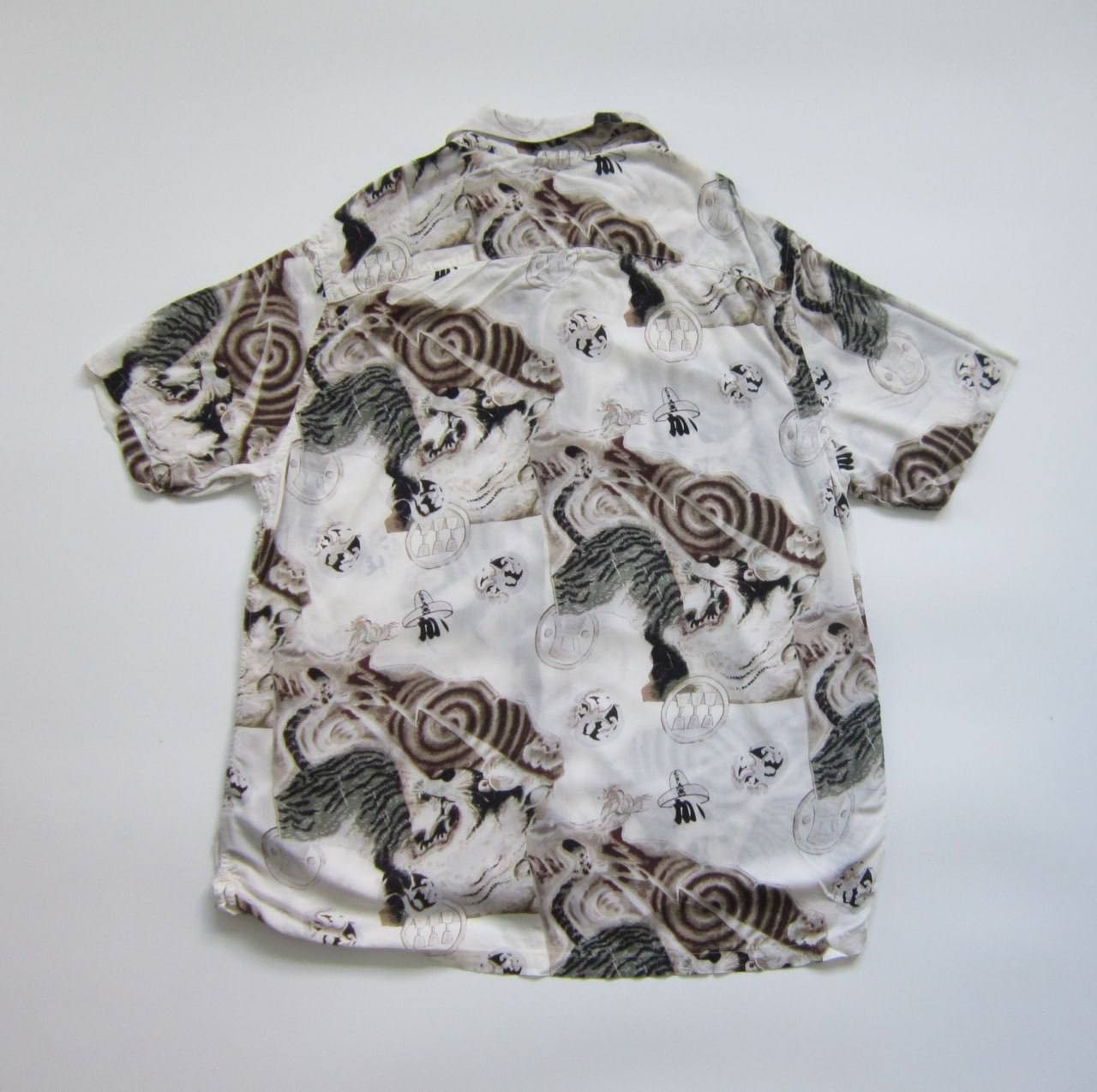 Allsaints Allsaints Akita SS Shirt Hawaiian Floral Tiger Beast Size US XL / EU 56 / 4 - 6 Thumbnail