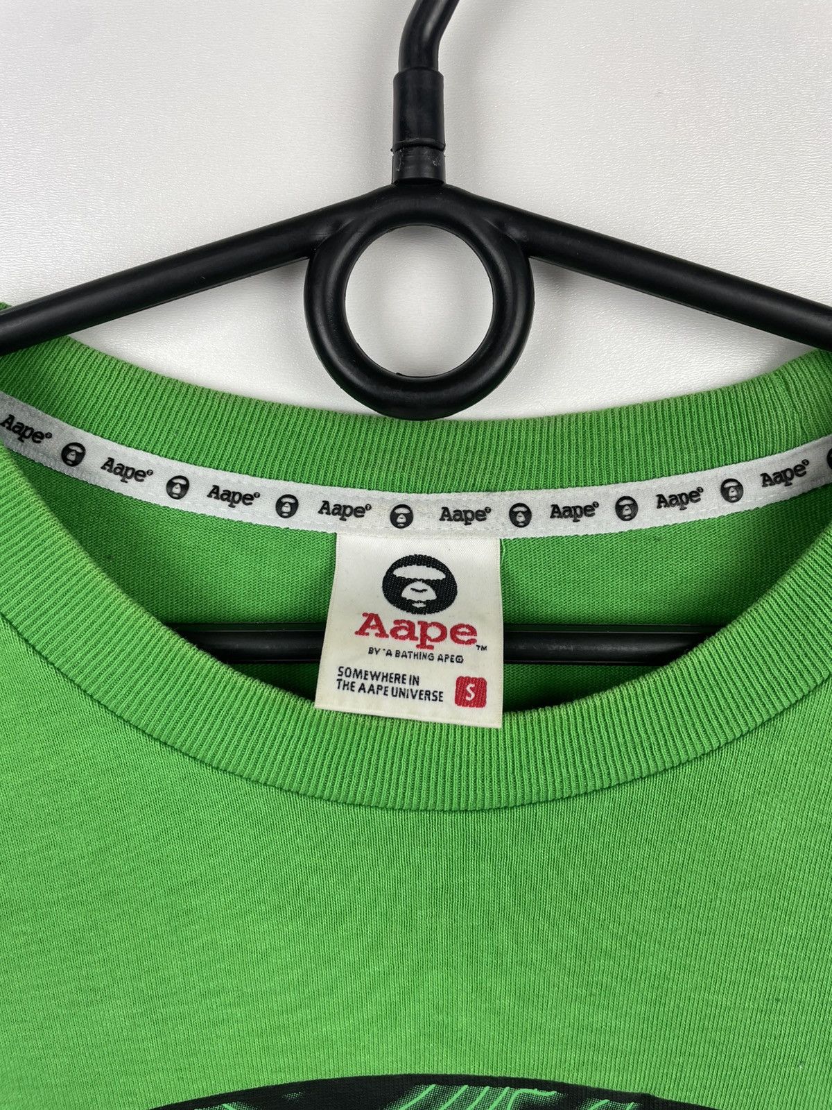 Aape × Bape Aape by A Bathing Ape BAPE UNVS Big Logo Green Size S Size US S / EU 44-46 / 1 - 5 Thumbnail