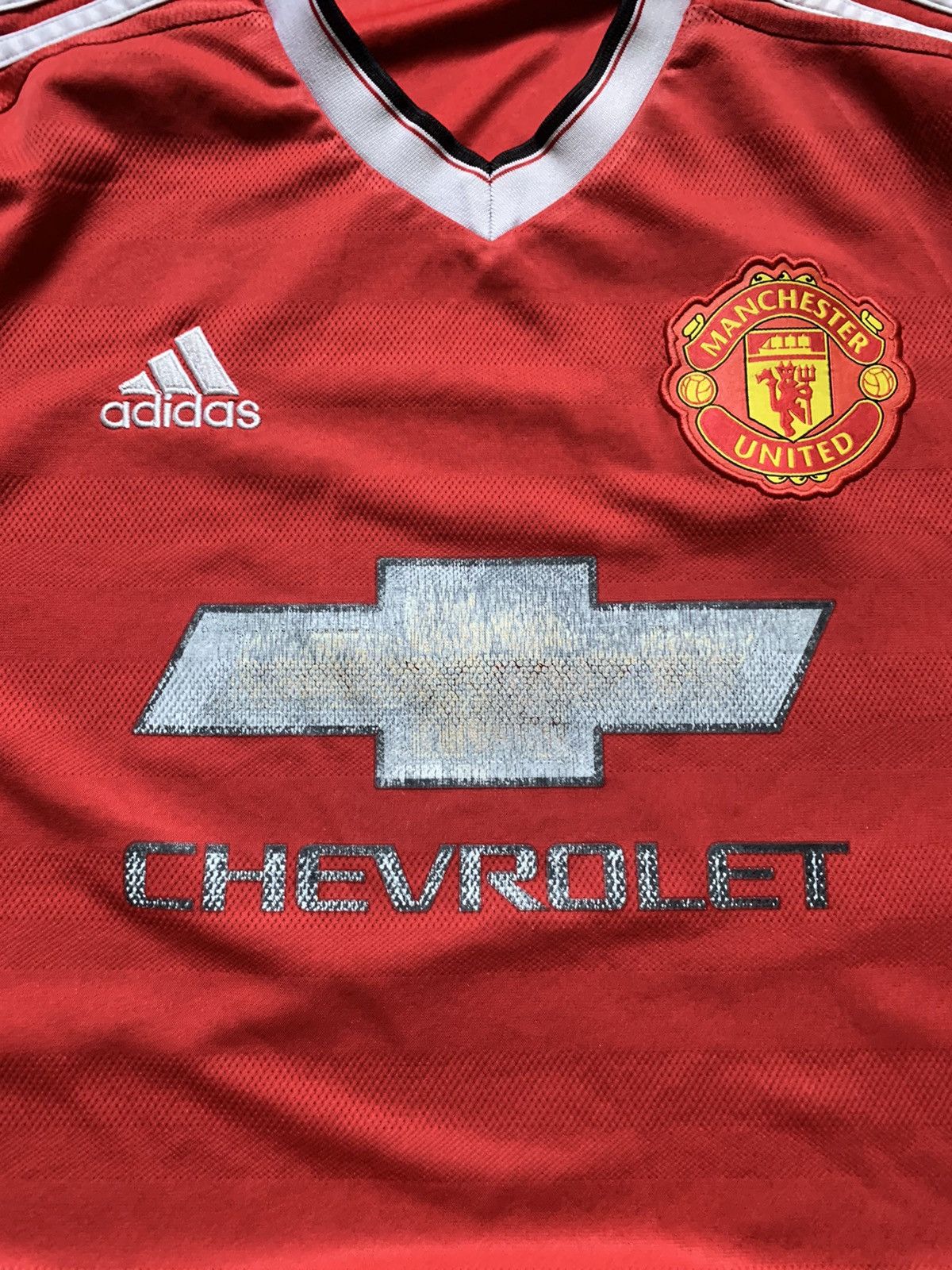 Adidas × Vintage Vintage Adidas Manchester United Soccer Jersey Y2K USA Size US M / EU 48-50 / 2 - 13 Thumbnail