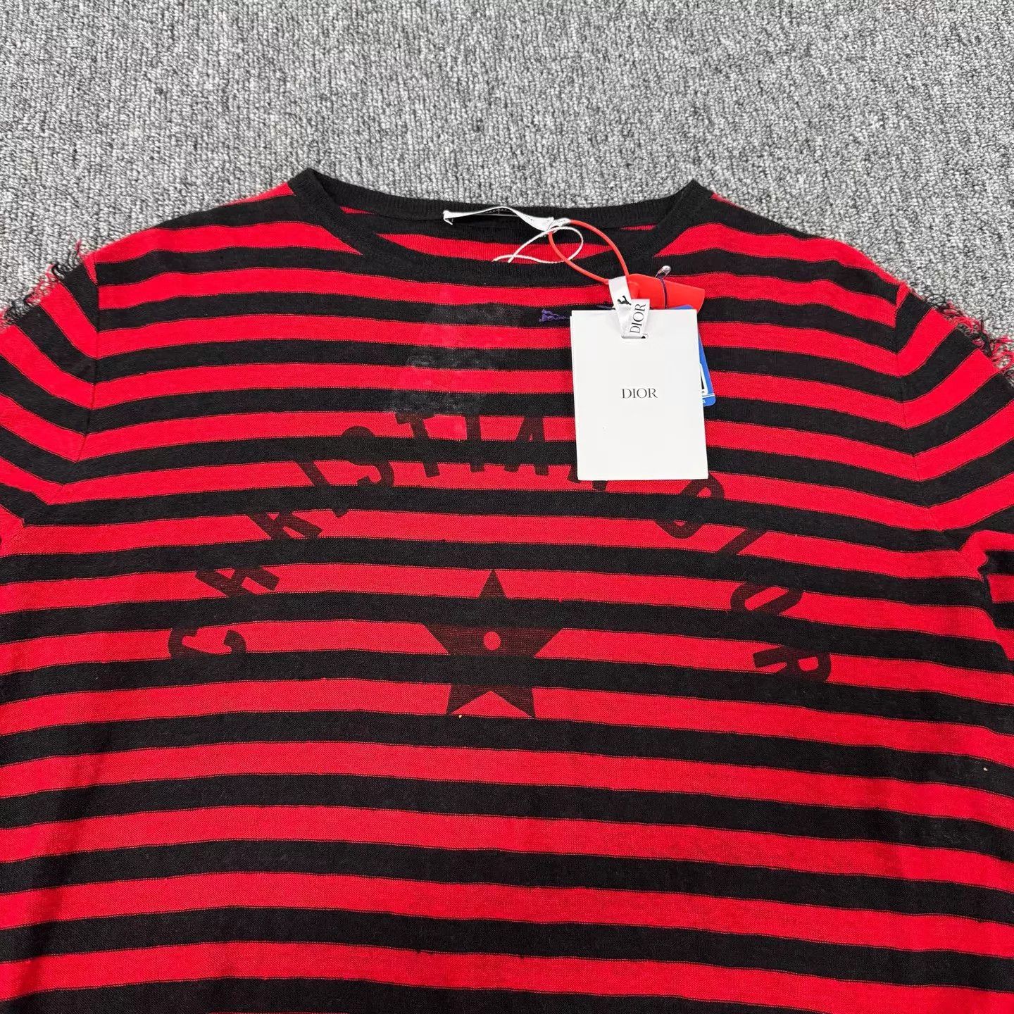 Dior Dior Lucky Star Tassel Striped Knit Top Women's 36 Size XS / US 0-2 / IT 36-38 - 4 Thumbnail