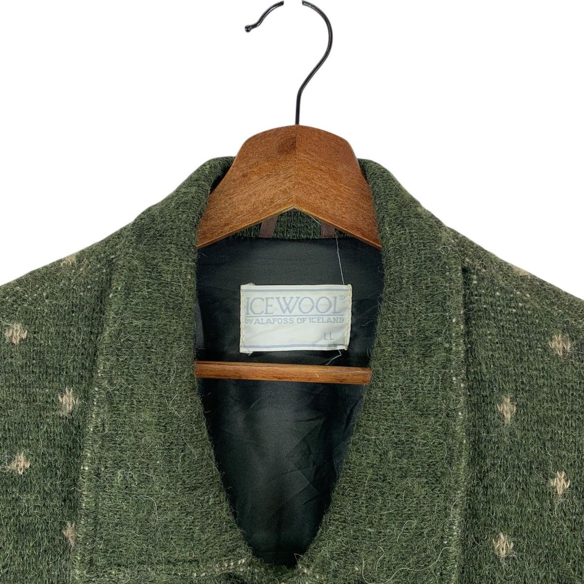 Japanese Brand Vintage Icewool by Alafoss of Iceland Wool Jacket Size US XL / EU 56 / 4 - 4 Thumbnail